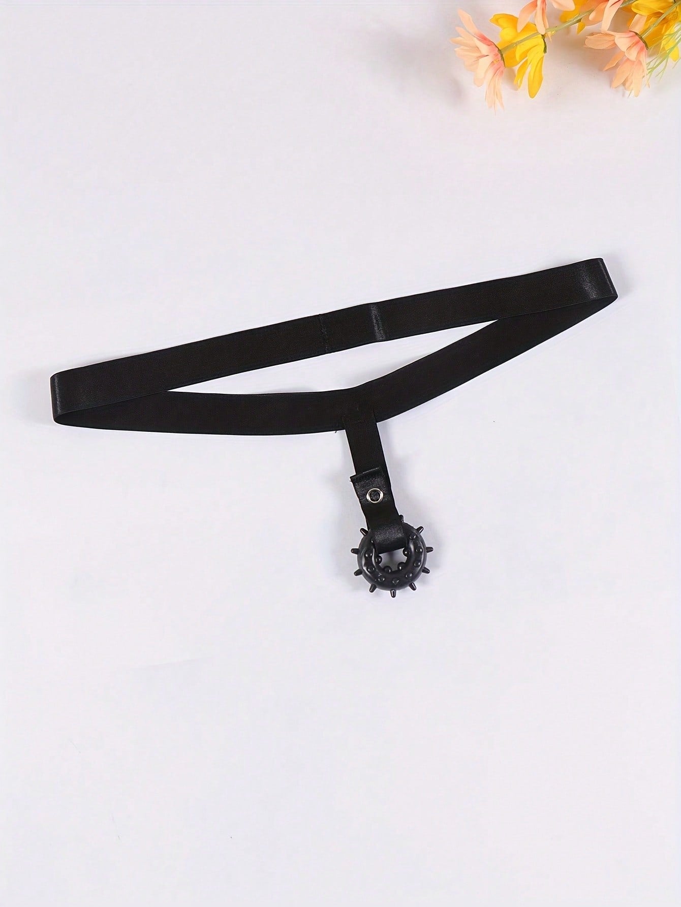 Men's Black Solid Color Jockstrap Underwear