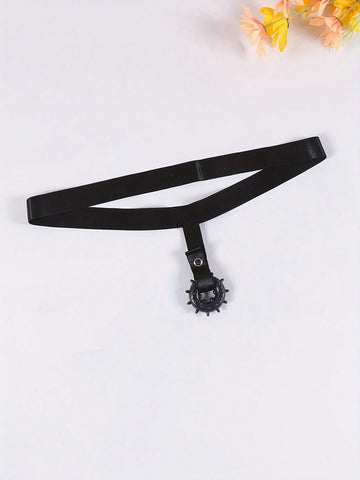 Men's Black Solid Color Jockstrap Underwear