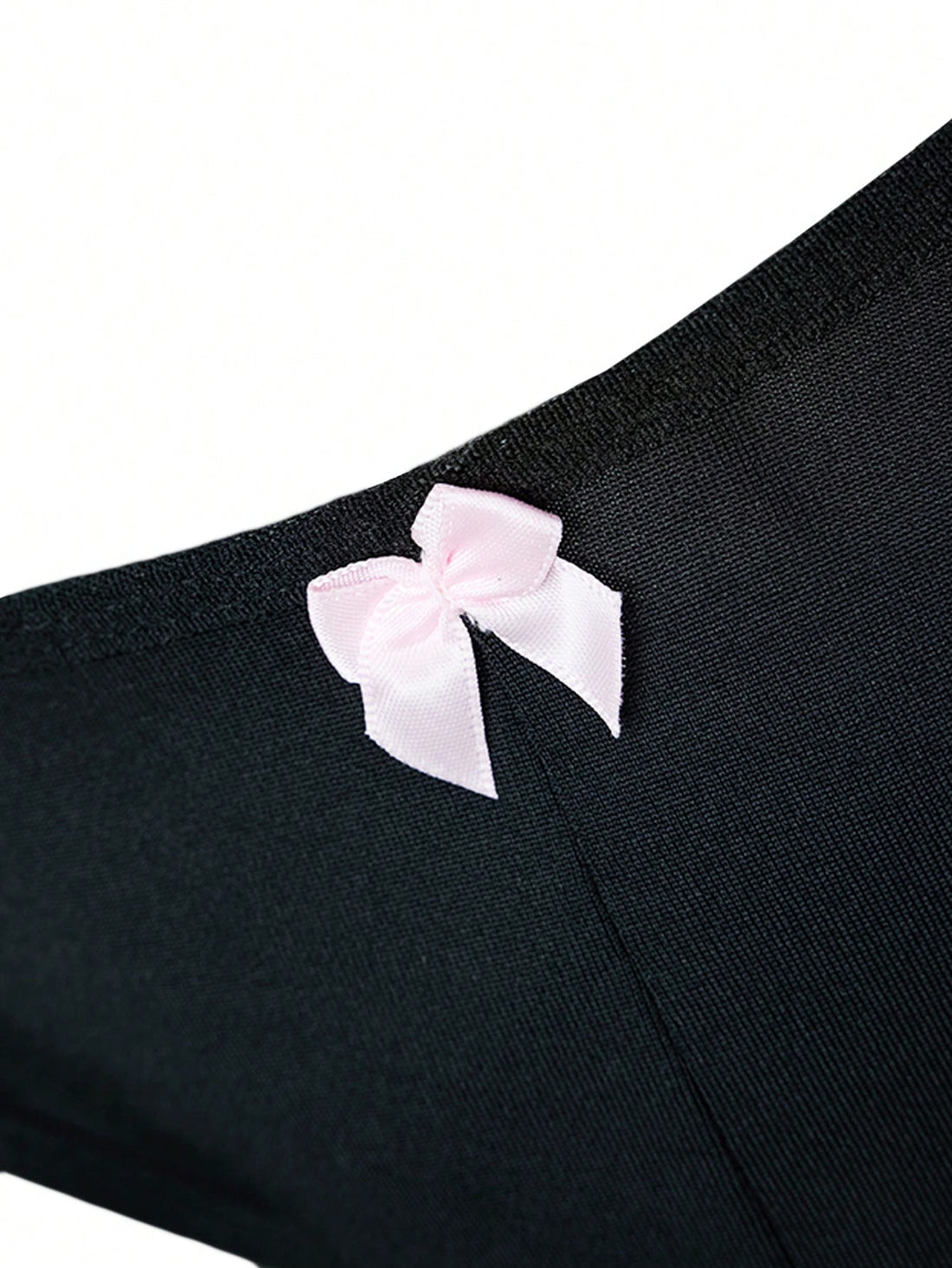 Lace Patchwork Bow Decor Sexy Briefs For Men