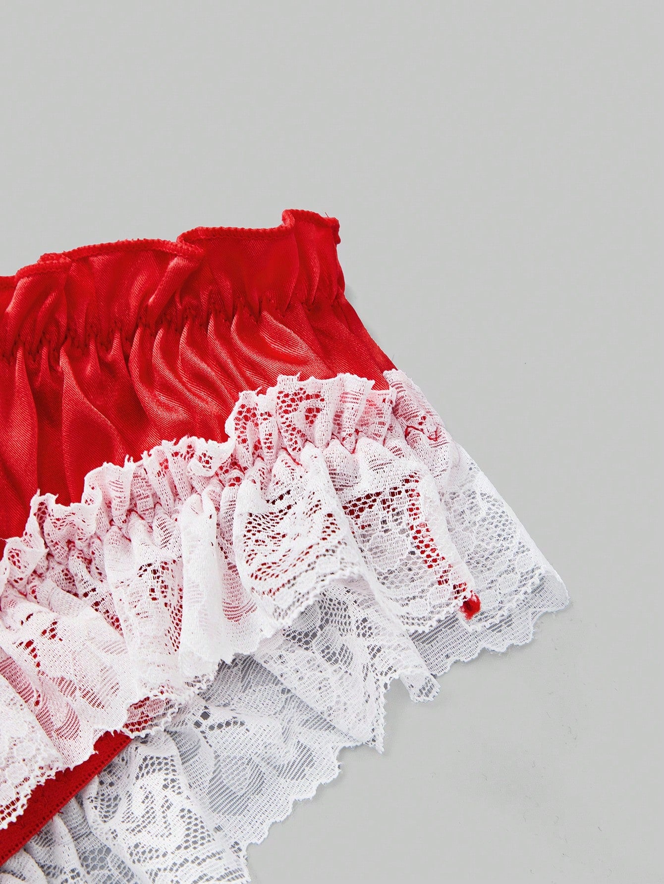 Men’s Satin-Style Short With Bow Accent, Smooth Texture, Solid Color, For Daily Styling