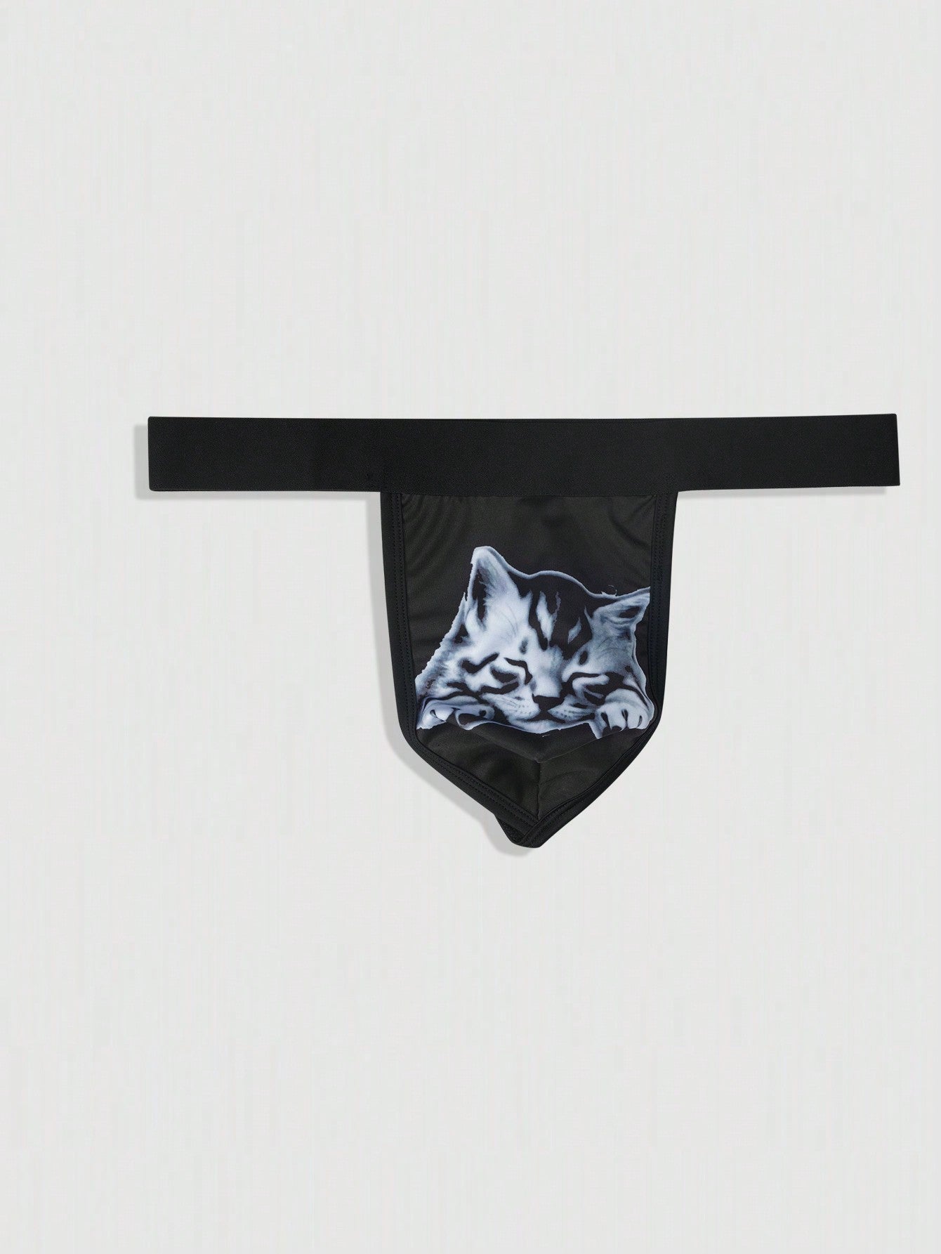 Men's Cat Pattern Thong Underwear