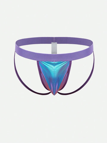 Men’s Solid Color Short With Laser-Style Pattern Detail, Clean Design, For Everyday Use