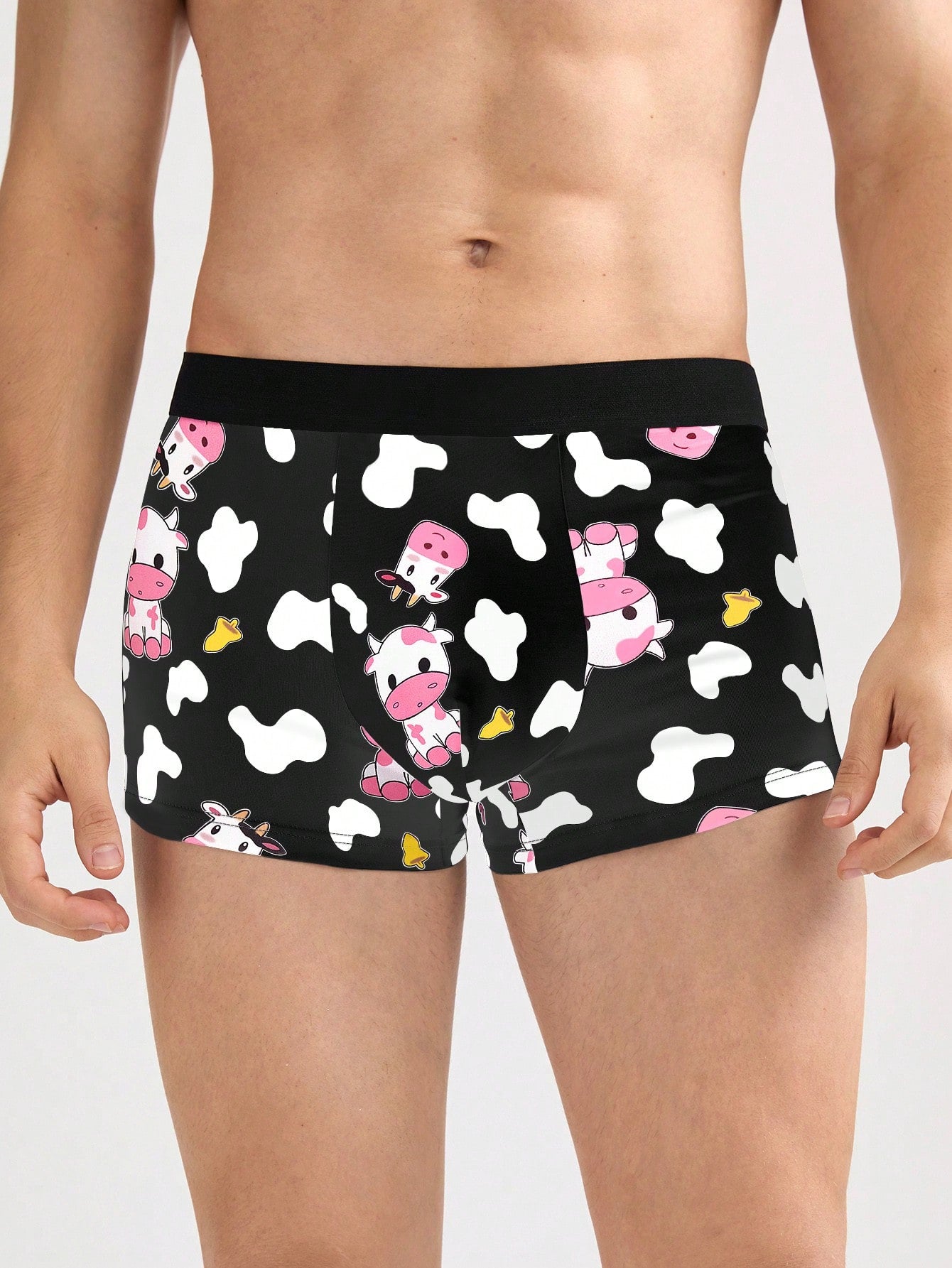 Men's Cartoon Print Boxer Briefs