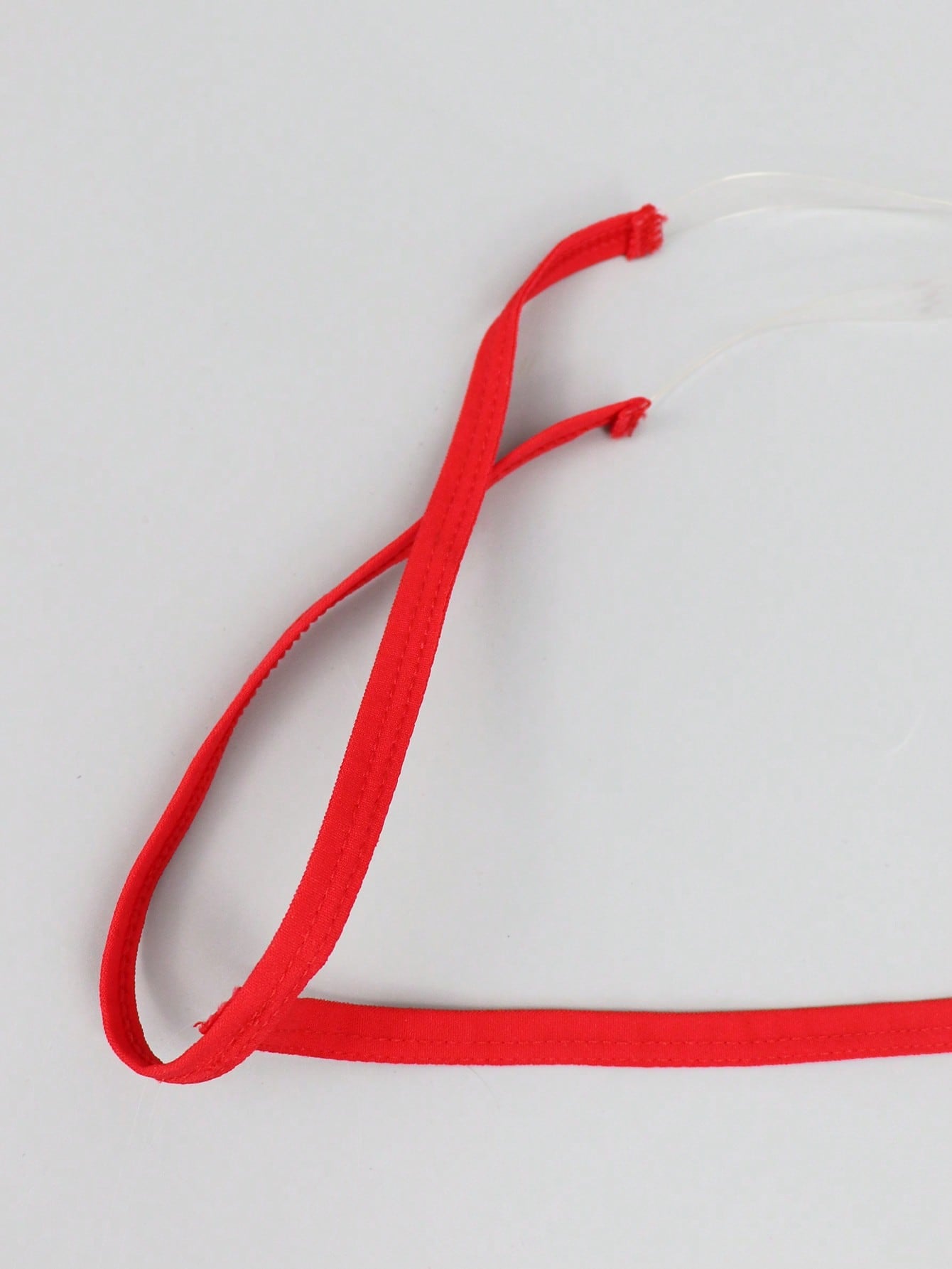 1pc Men's Red Lace Waist Thong Underwear
