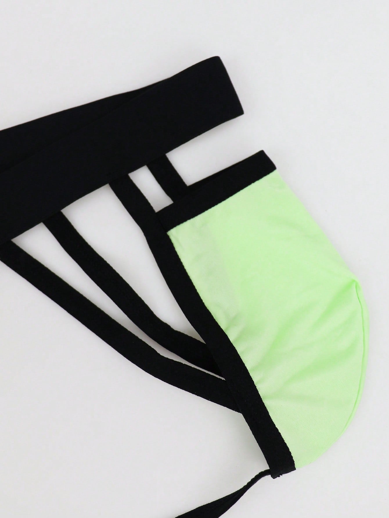 1pc Men's Light Green Breathable Briefs