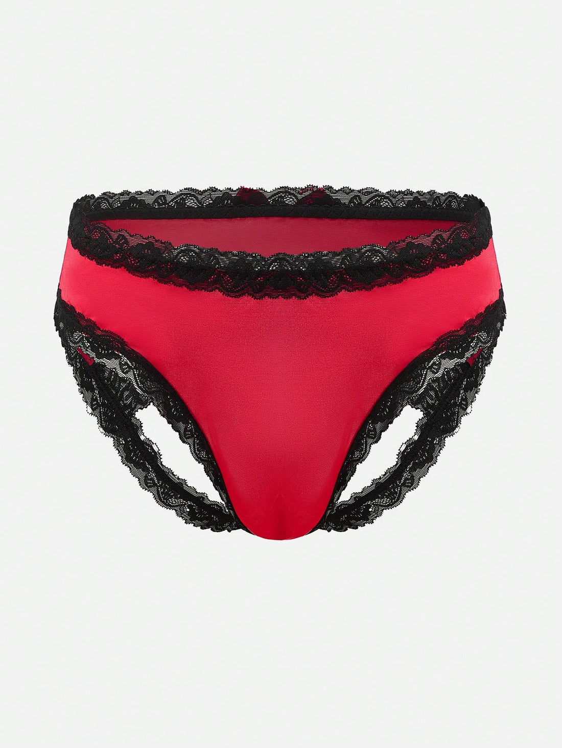 Men’s Contrast Color Patchwork Short With Subtle Decorative Detail For Everyday Use