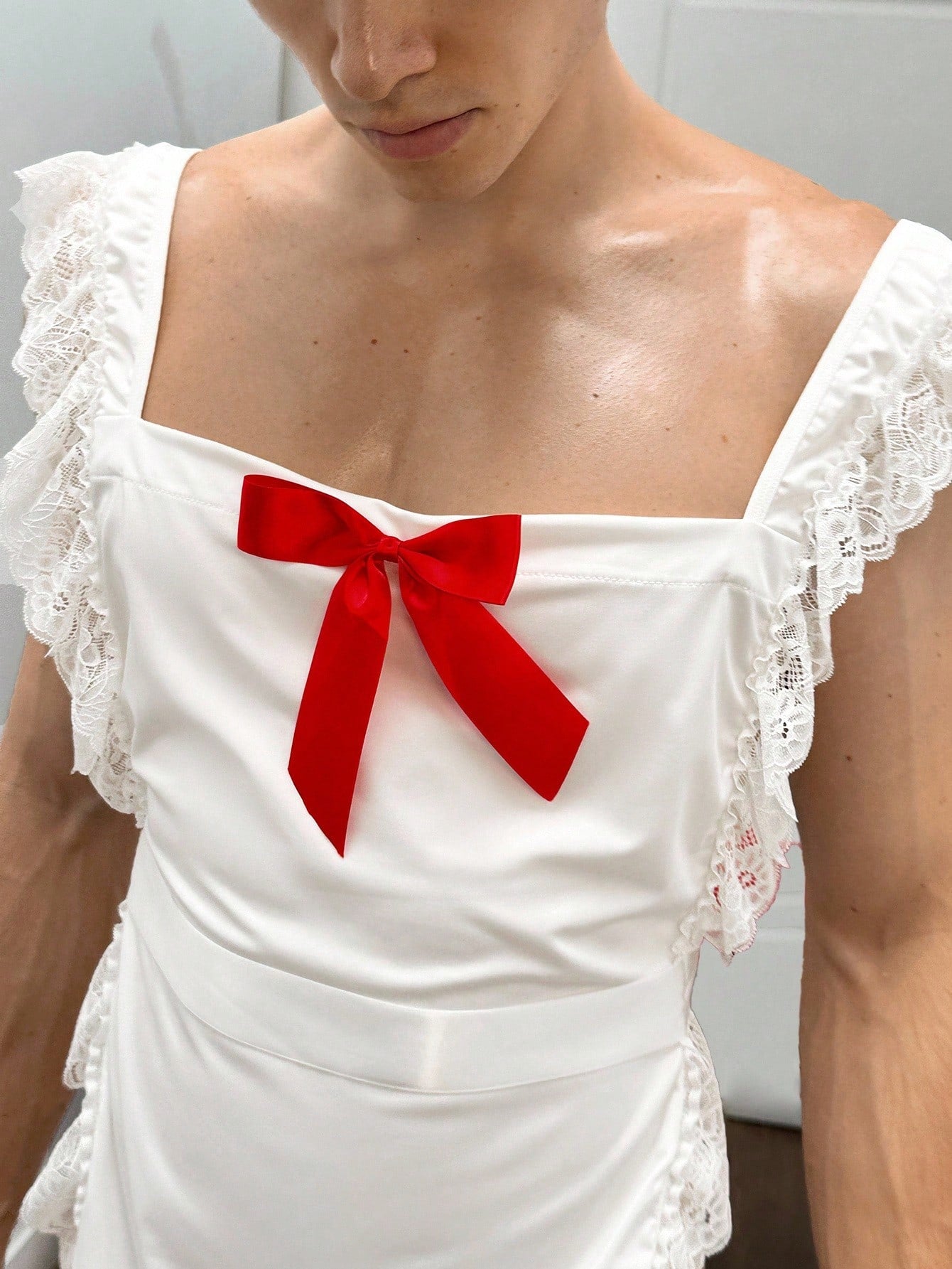 Men’s Two-Piece Outfit Set Neutral Color Simple Design For Casual Styling