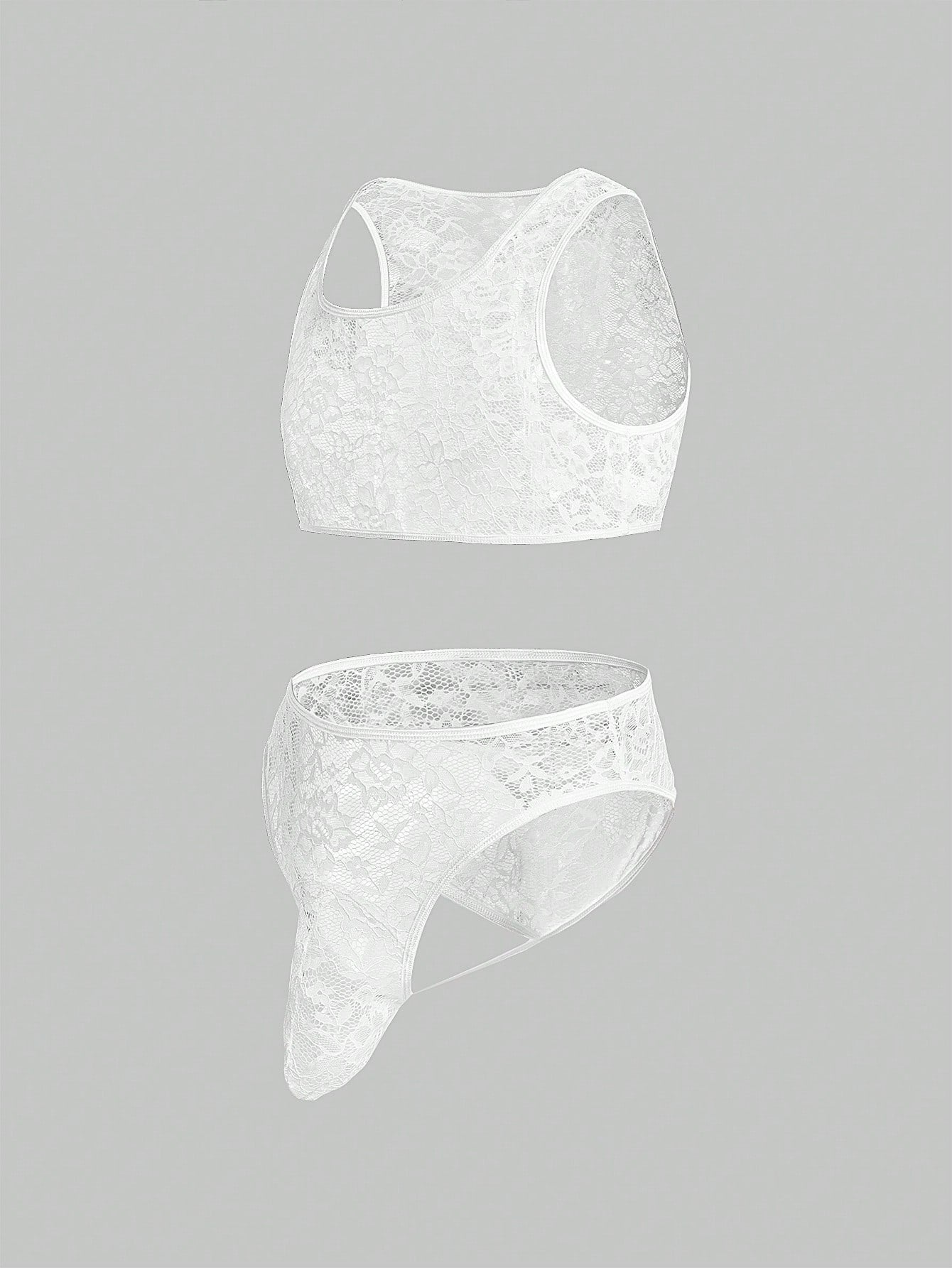 Men’s Coordinated Set Including Short And Vest, Textured Knit Fabric, For General Wear