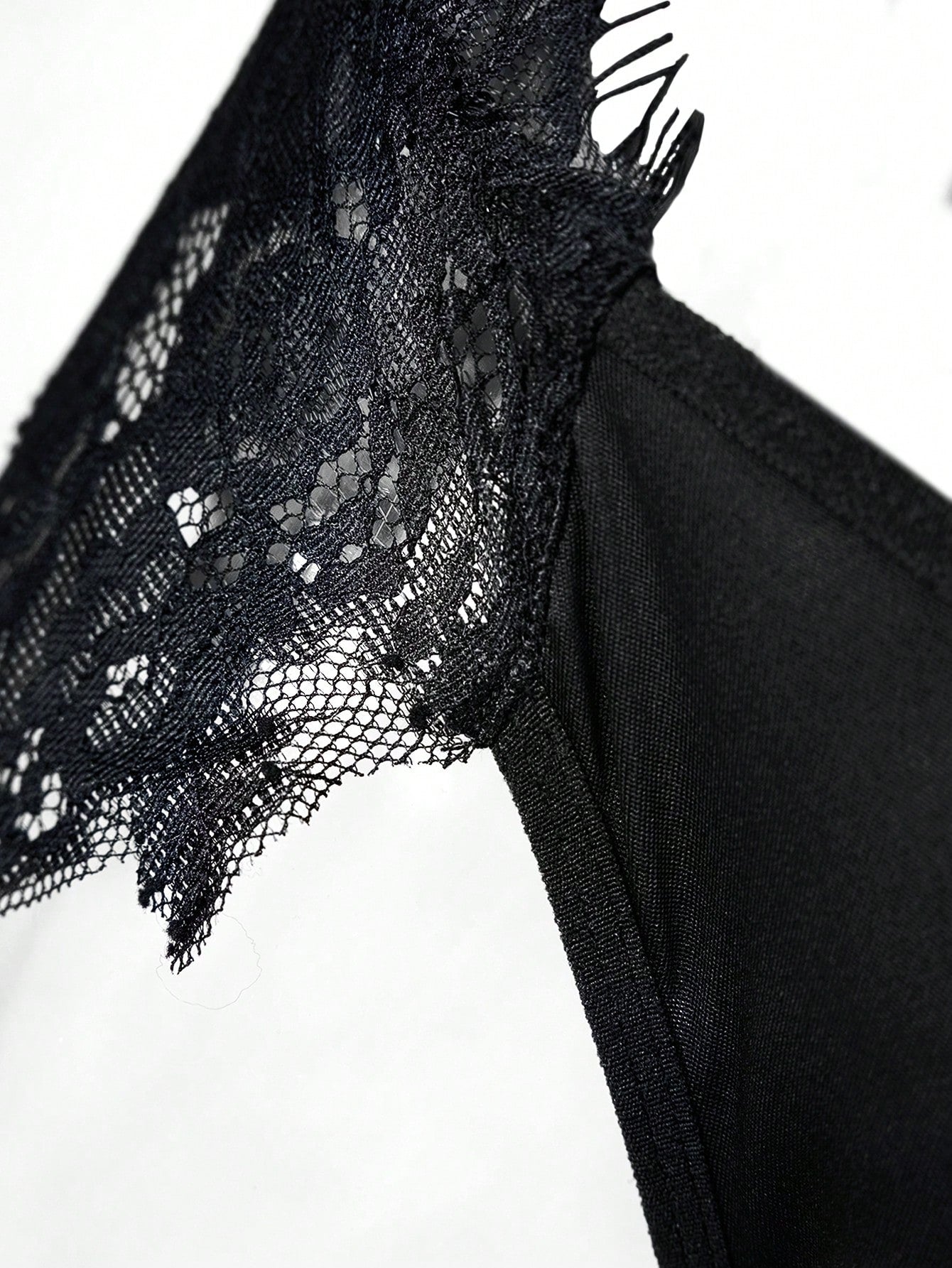 Lace Patchwork Bow Decor Sexy Briefs For Men