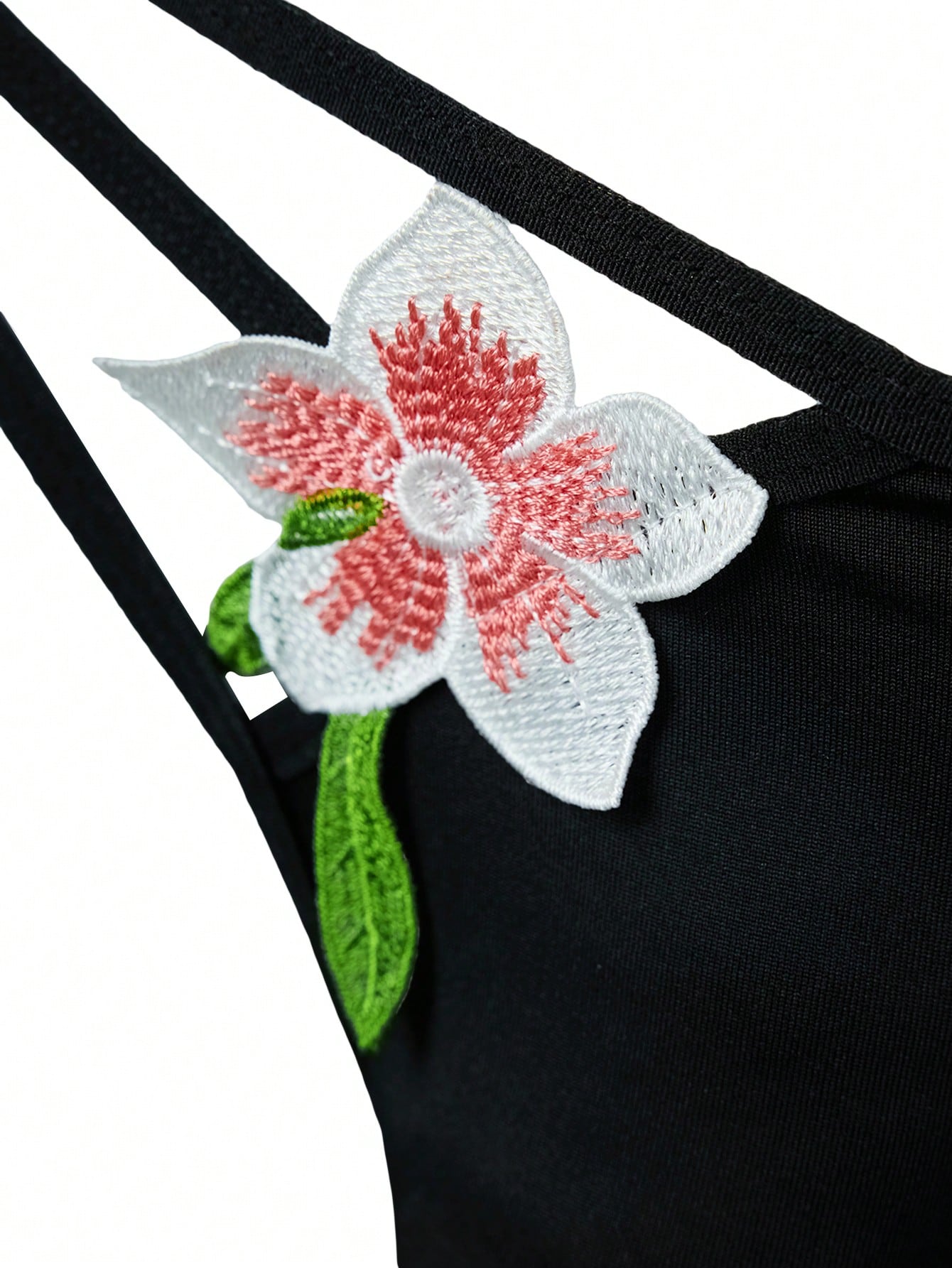 3D Floral Decor Hollow Out Briefs For Men