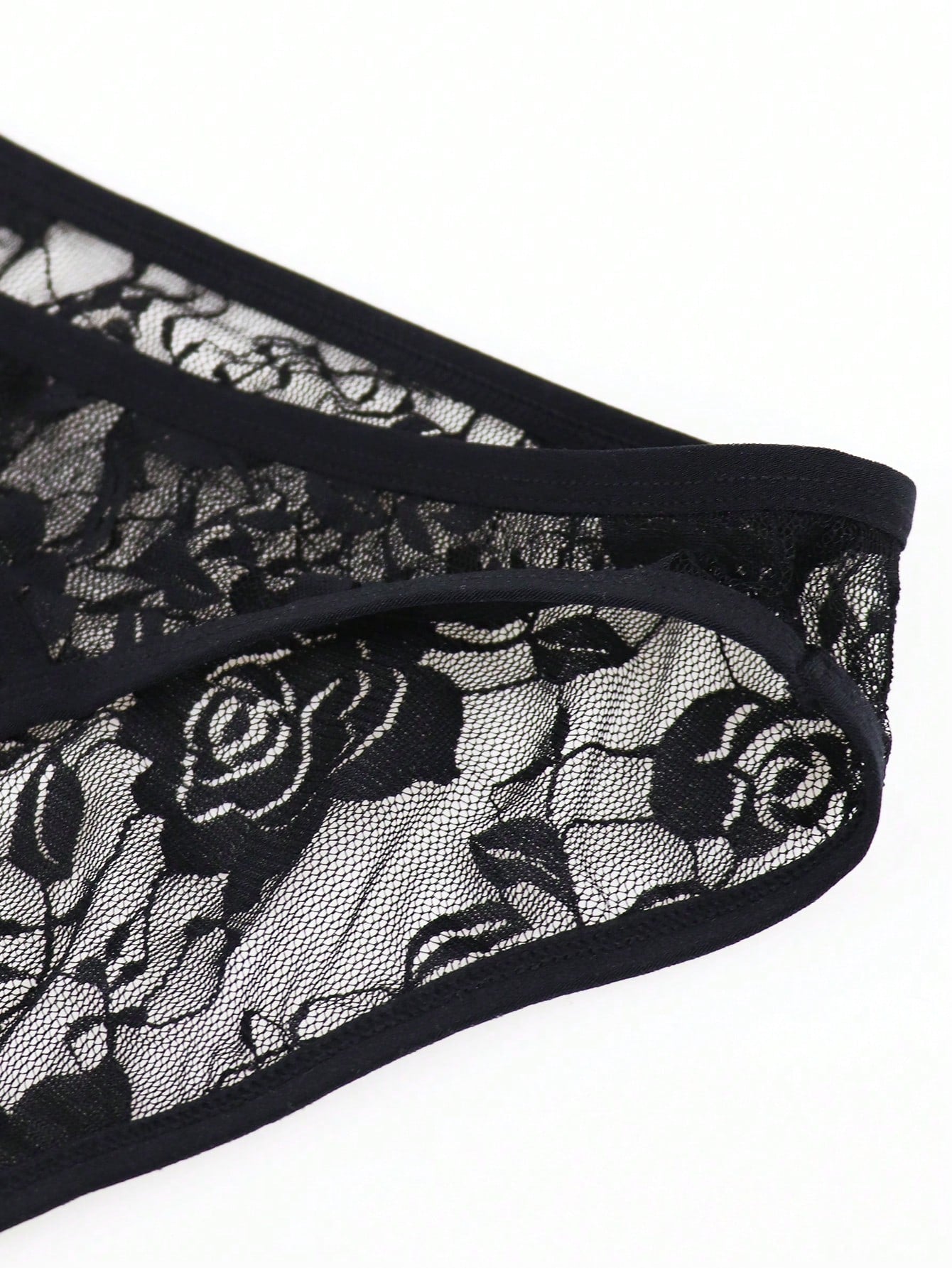 Men’s Black Mesh Fabric Short With Pattern Detail, Lightweight Structure, For General Wear