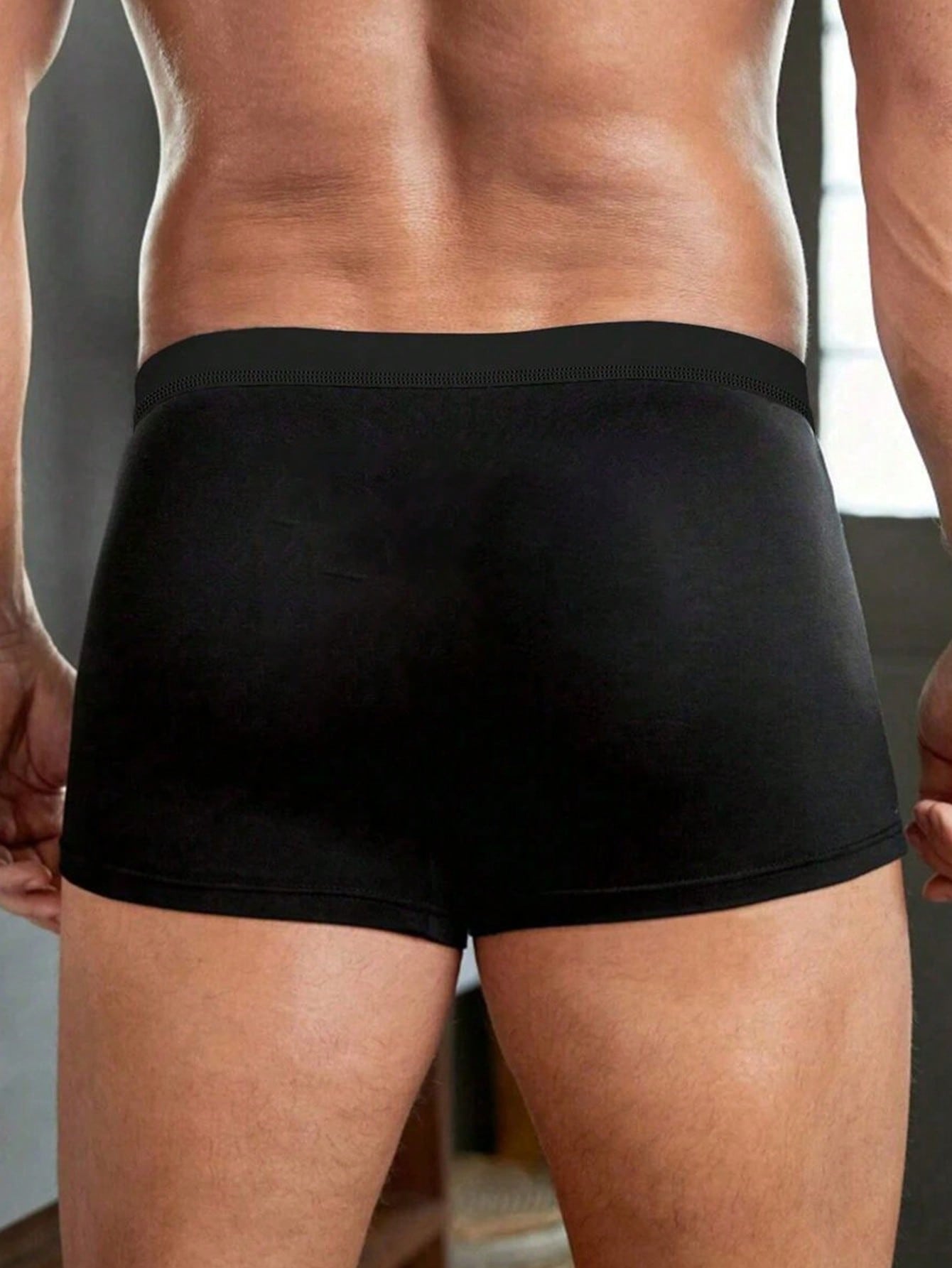 1pc Men's Printed Stretch Fabric Briefs