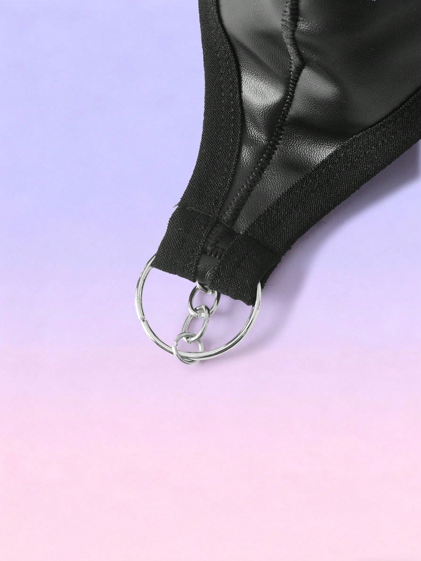 Black Chain Thong For Men