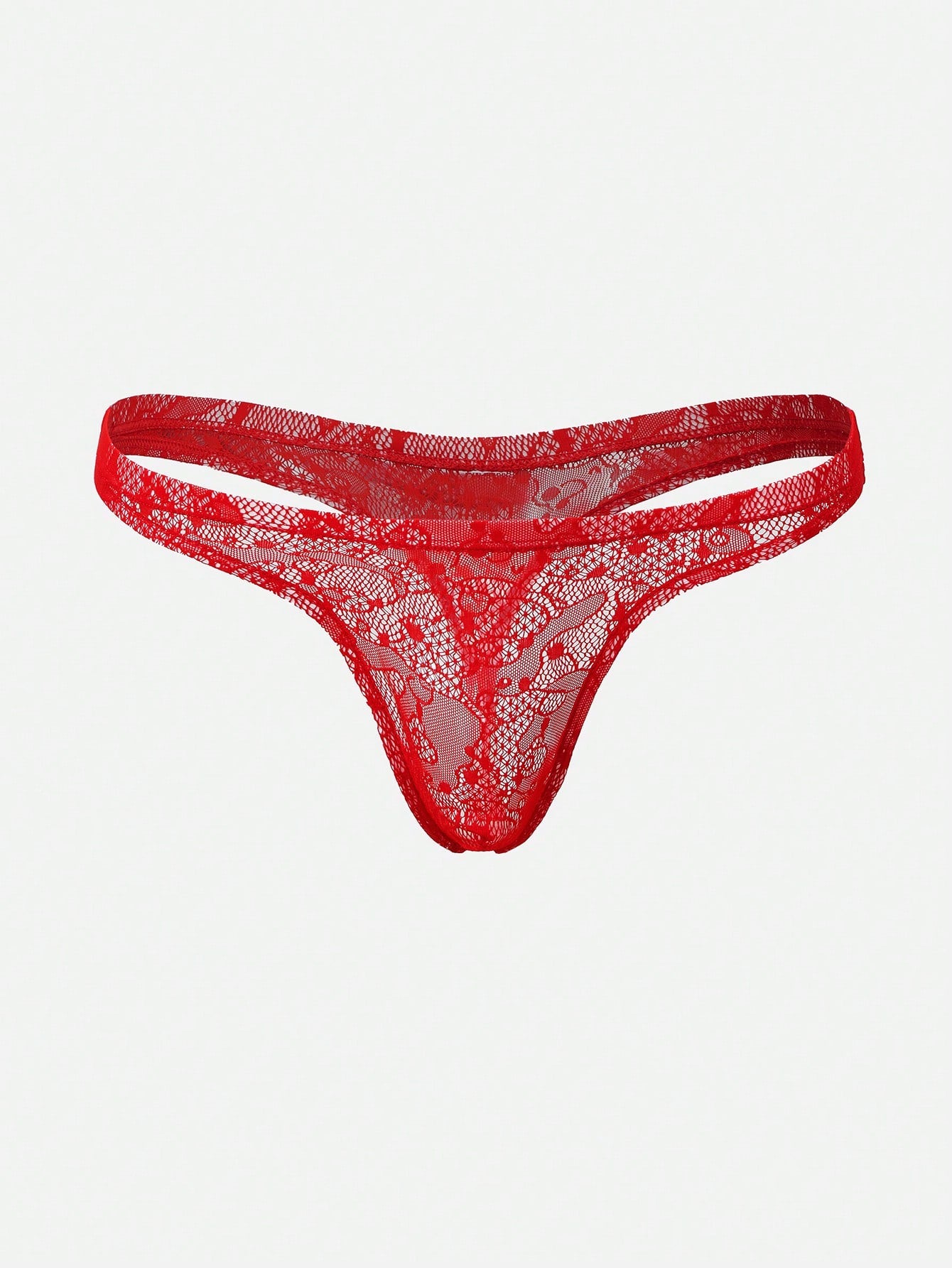 1pc Men’s Textured Knit Short, Red Color, Lightweight Fabric, Minimal Design, For Casual Wear