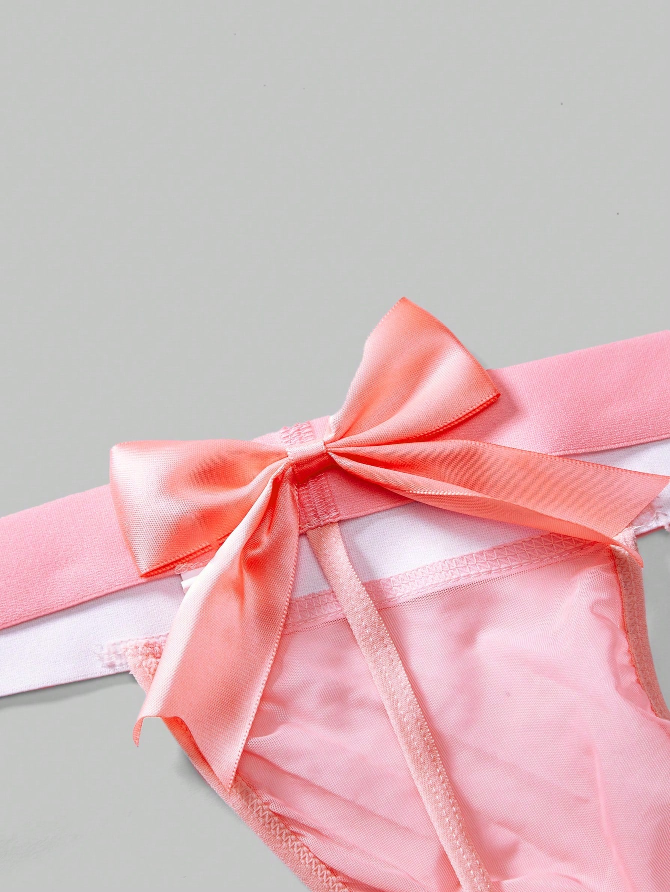 Men’s Shiny Fabric Short With Bow Detail, Solid Color, Simple Design, For Daily Wear