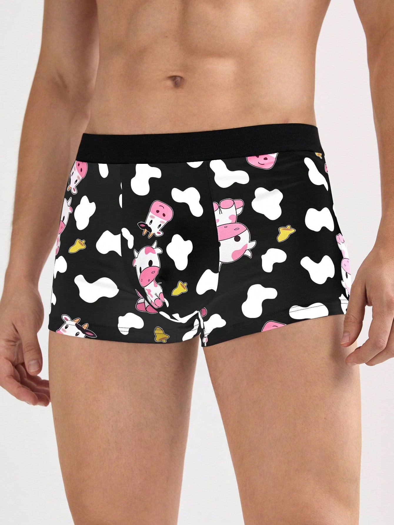 Men's Cartoon Print Boxer Briefs