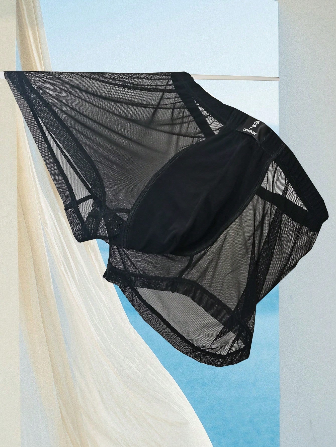 Transparent Elastic Mesh Sexy Underwear For Men