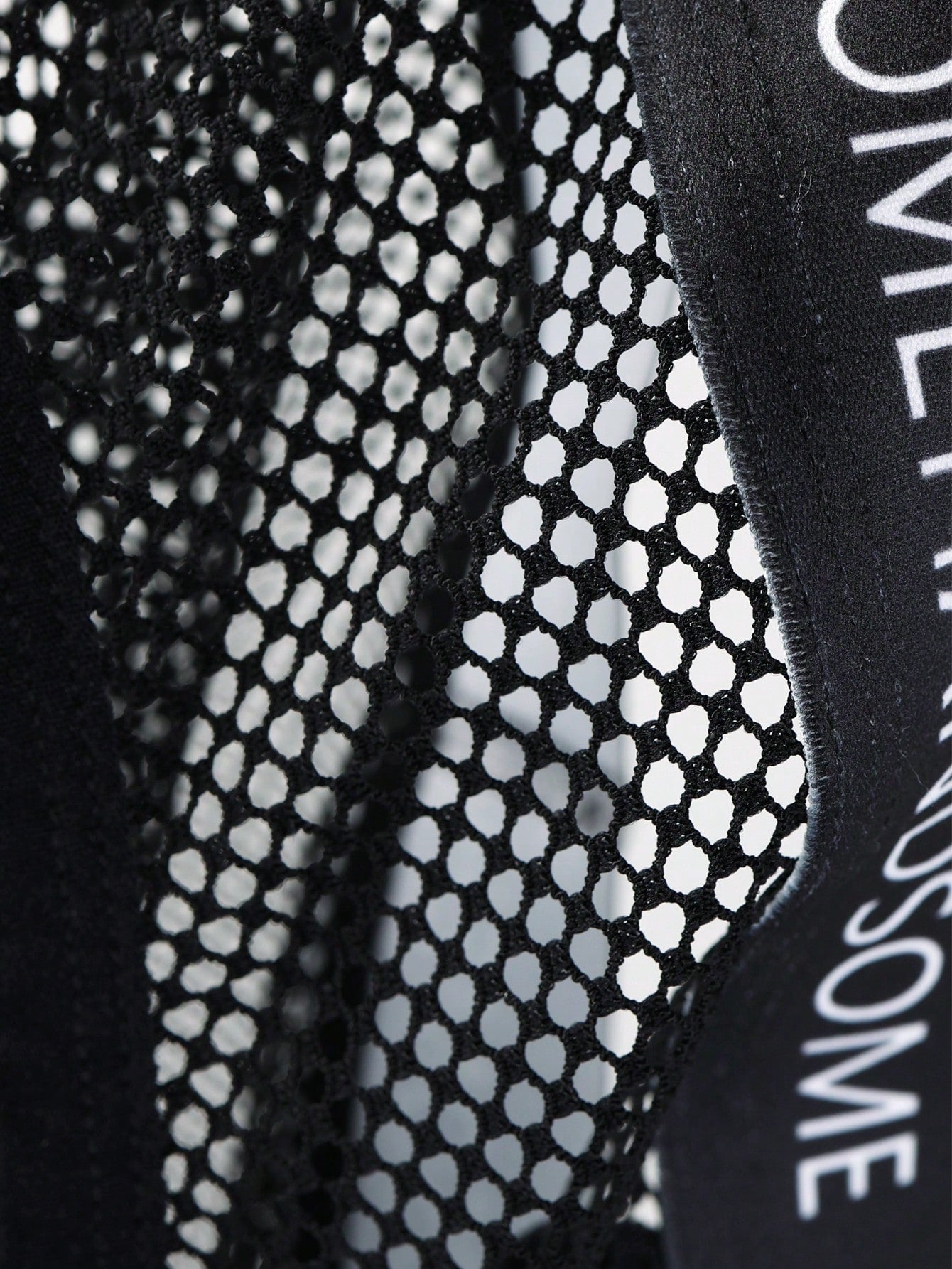 Men's Mesh Contrast Letter Elastic Band Underwear