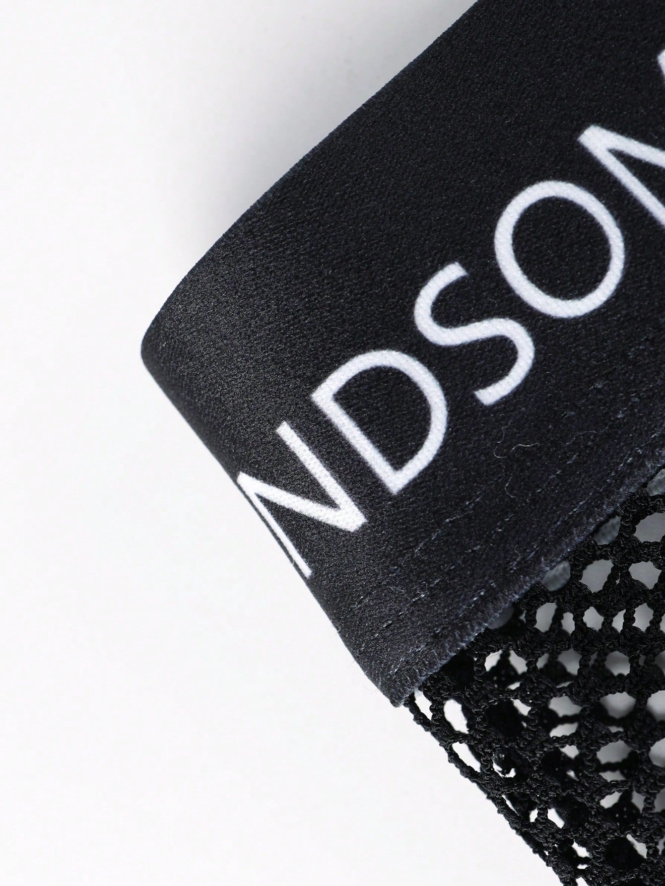 Men's Mesh Contrast Letter Elastic Band Underwear