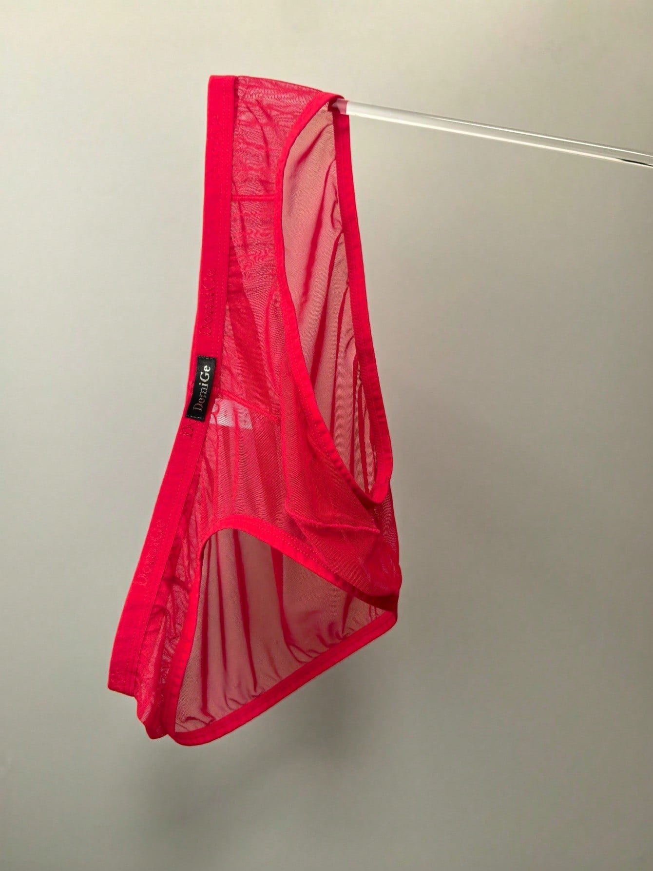 Sheer Mesh Low Waist Full Coverage Briefs For Men