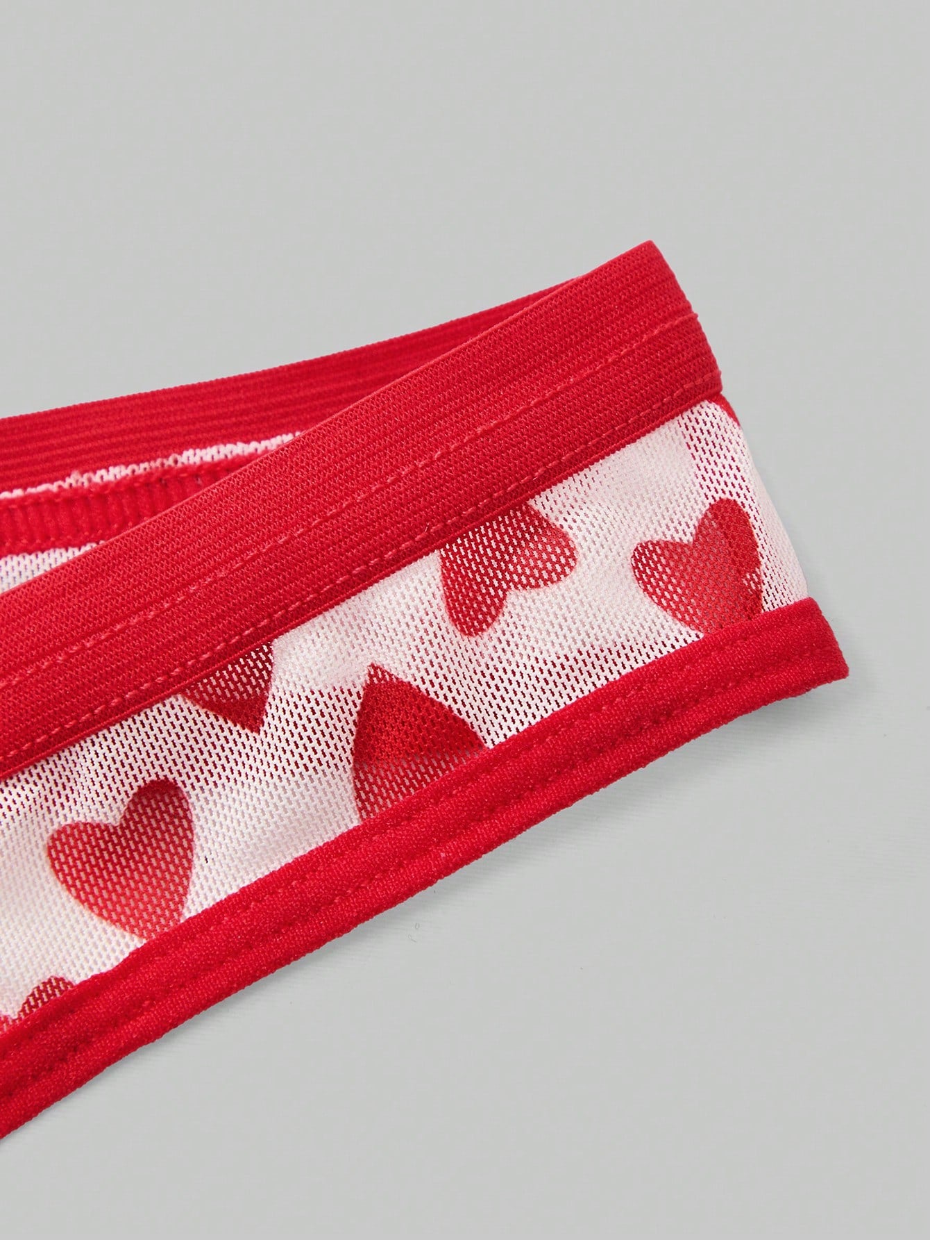 Men’s Pattern Short With Heart Print Detail For Daily Wear