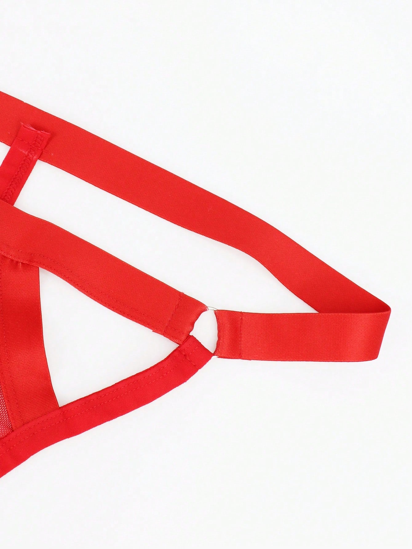 1pc Men’s Red Mesh Short with Detail, Lightweight Fabric, Simple Structure