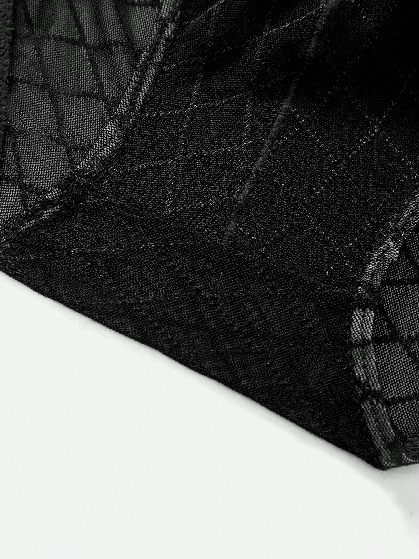 Black Mesh Sexy Thong Panty For Men