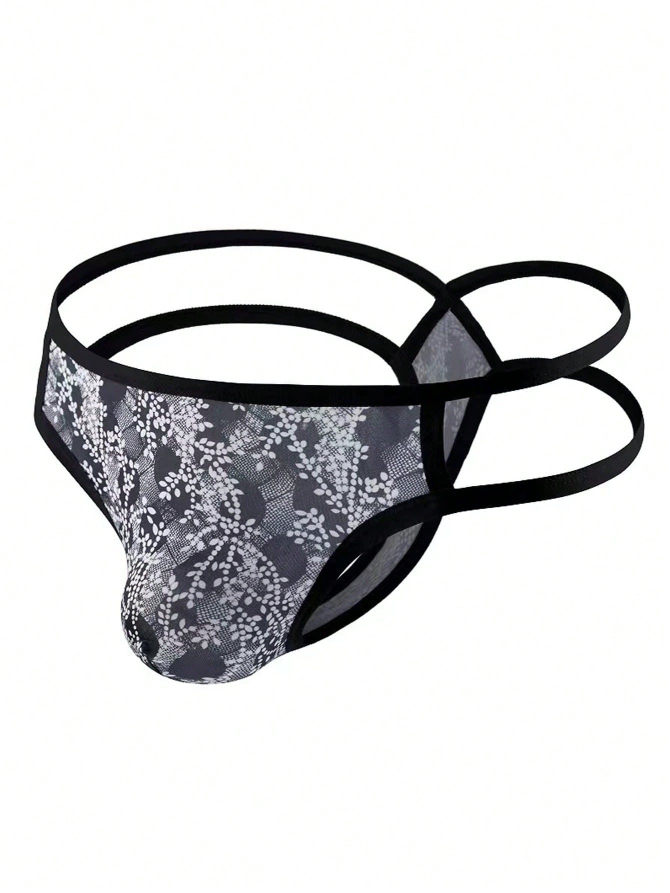Fun Print Double G String Underwear For Men