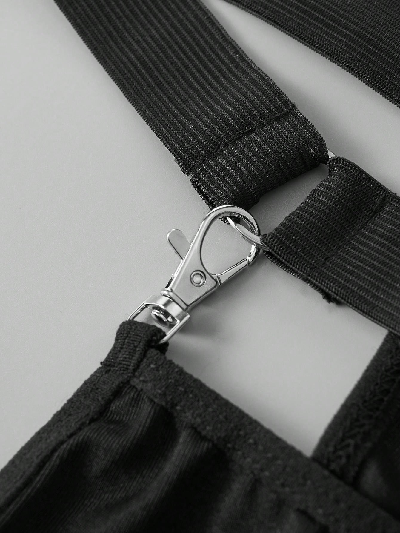 Men's G String Underwear With Ring And Metal Buckle Detail