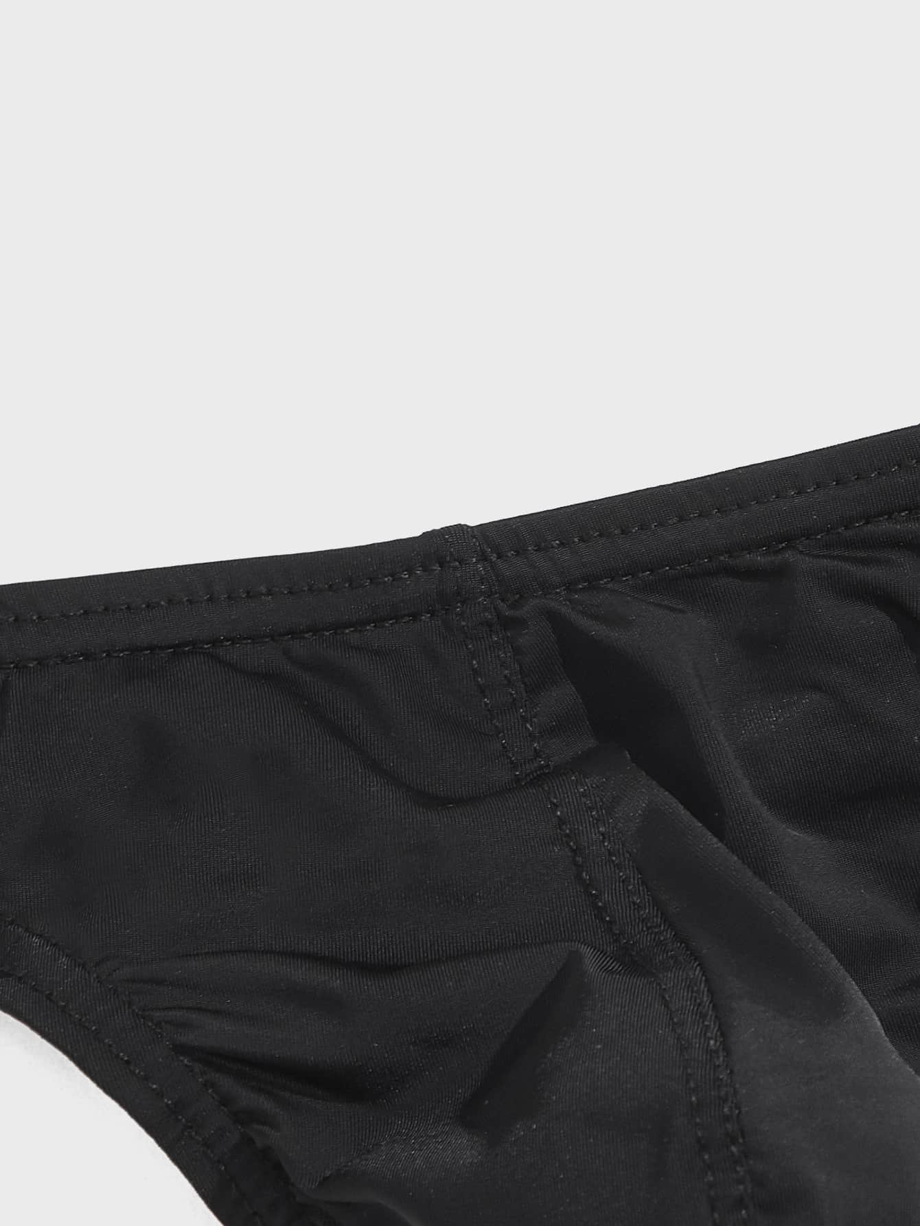 Men’s Solid Color Support Style Short Simple Design For Everyday Use