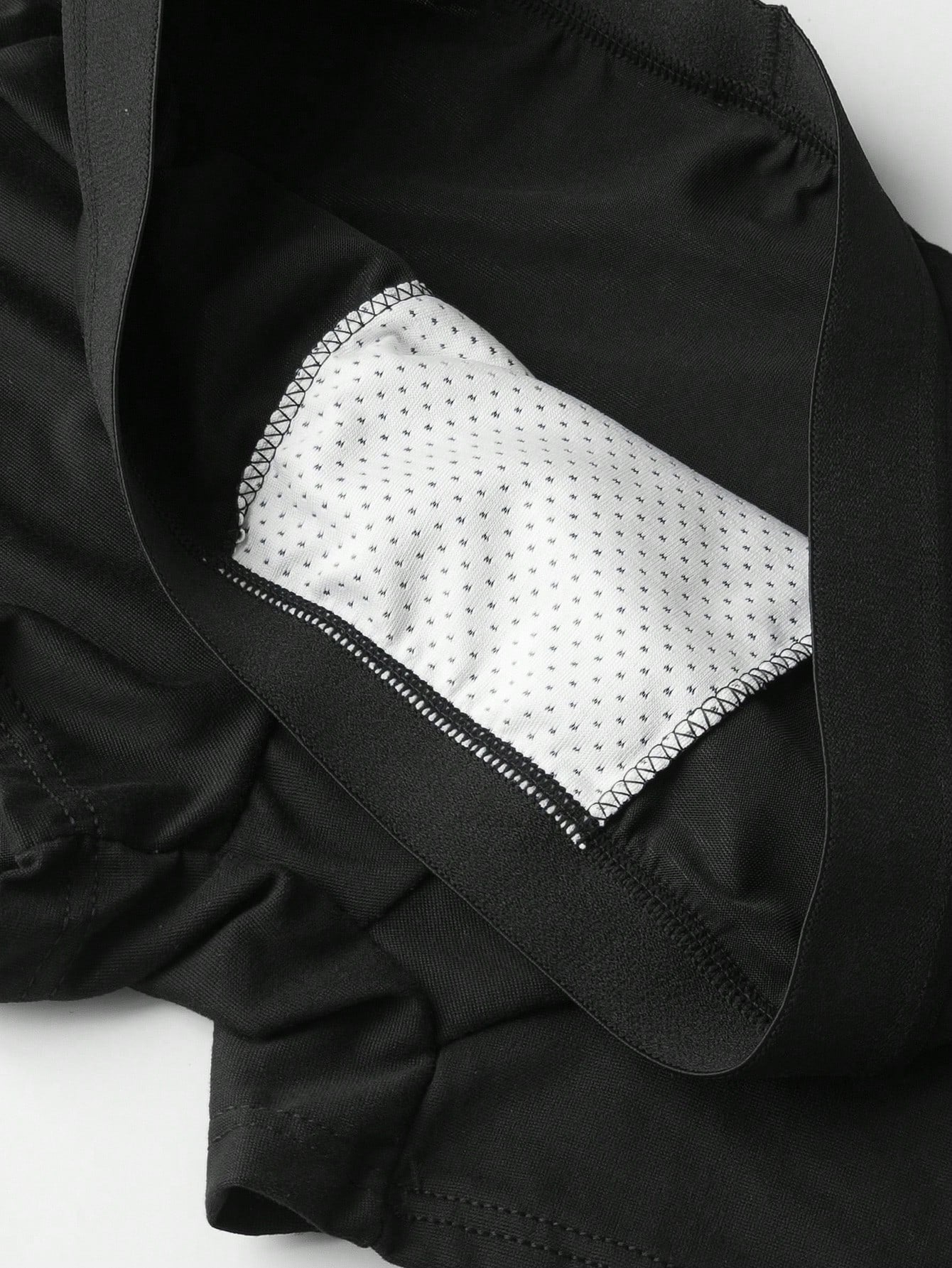 Men's Black Briefs With Handprint Pattern