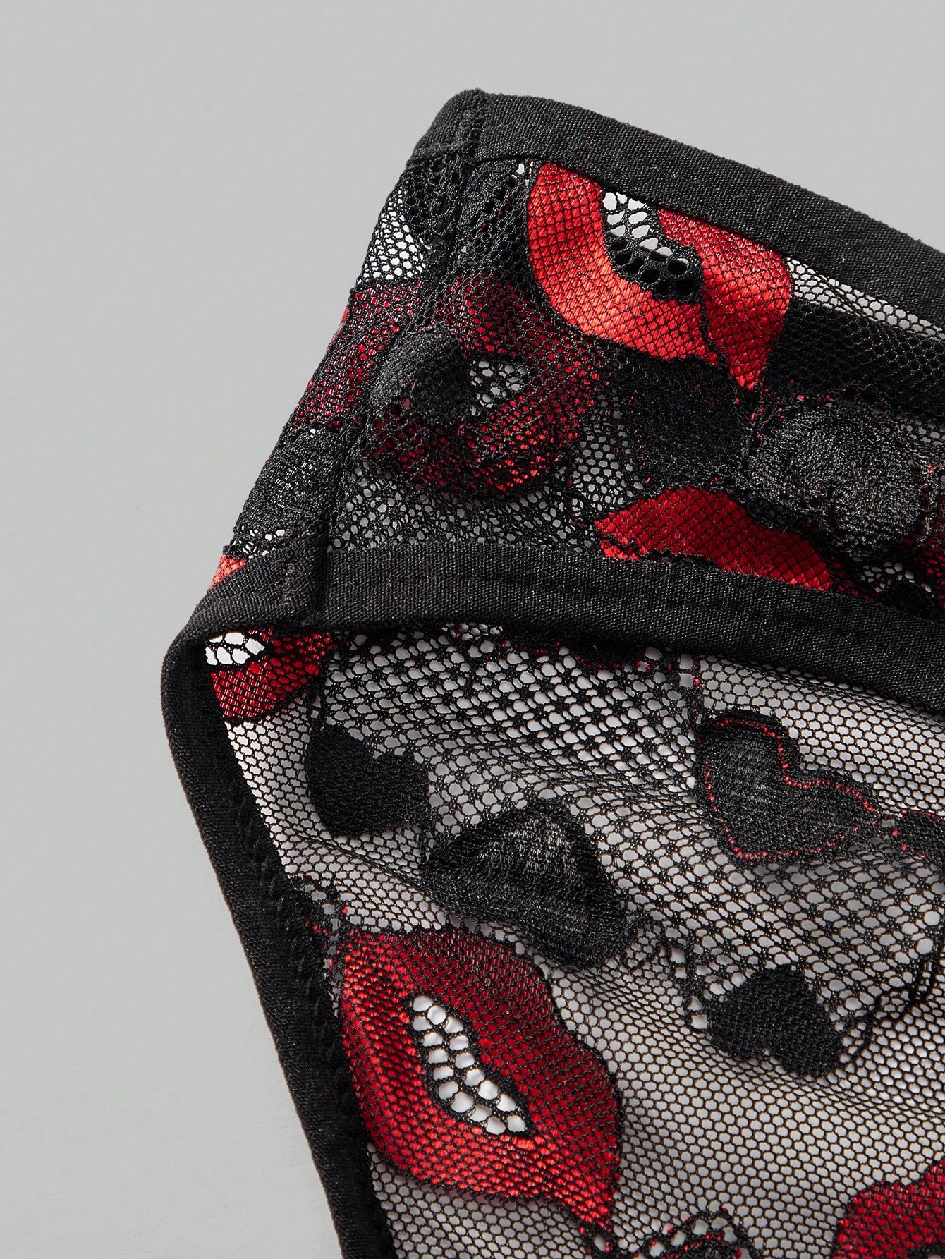 Men’s Valentine Theme Lip Print Short, Mesh Fabric, Lightweight Design