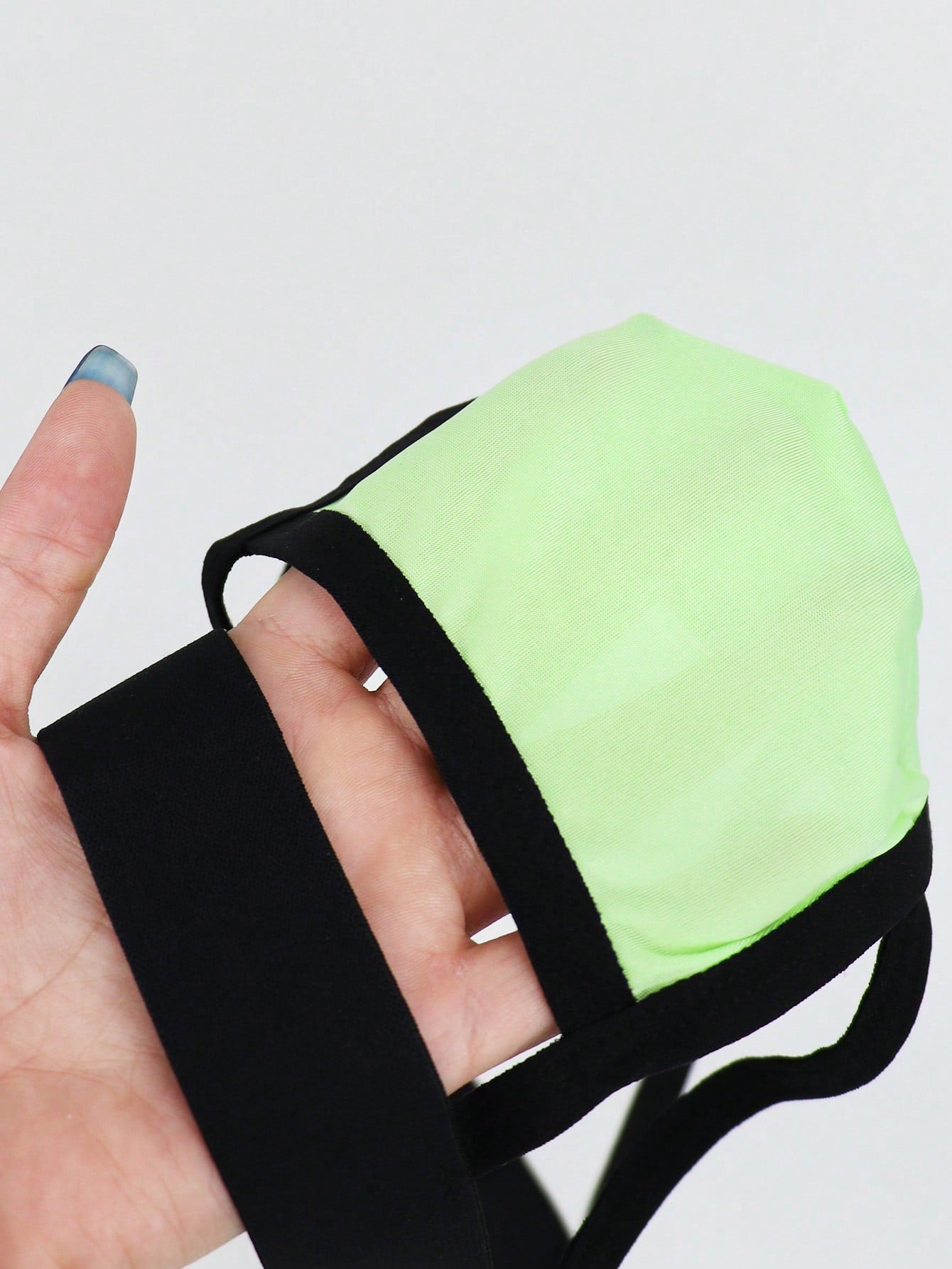 1pc Men's Light Green Breathable Briefs