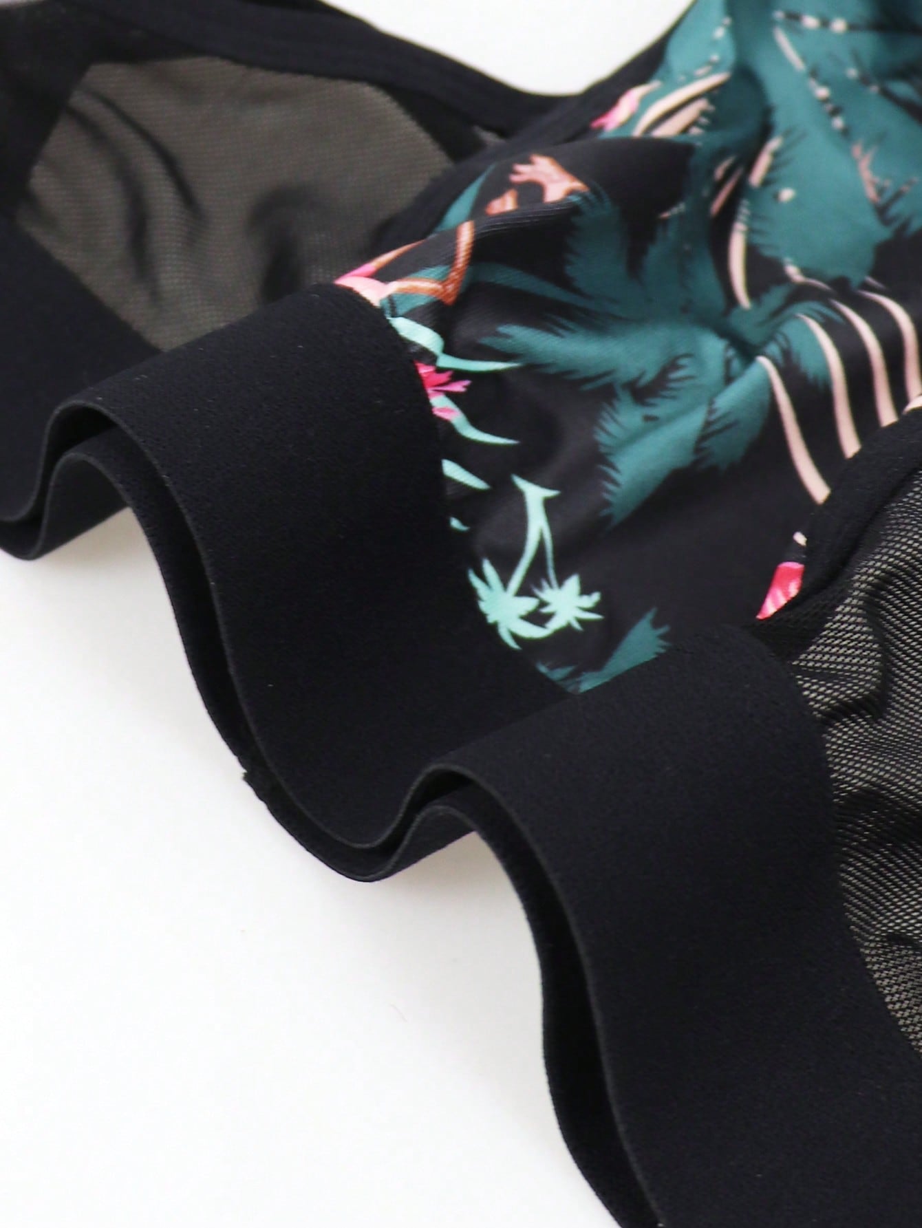 1pc Men’s Mesh One-Piece Garment, Fabric Design, Lightweight Material