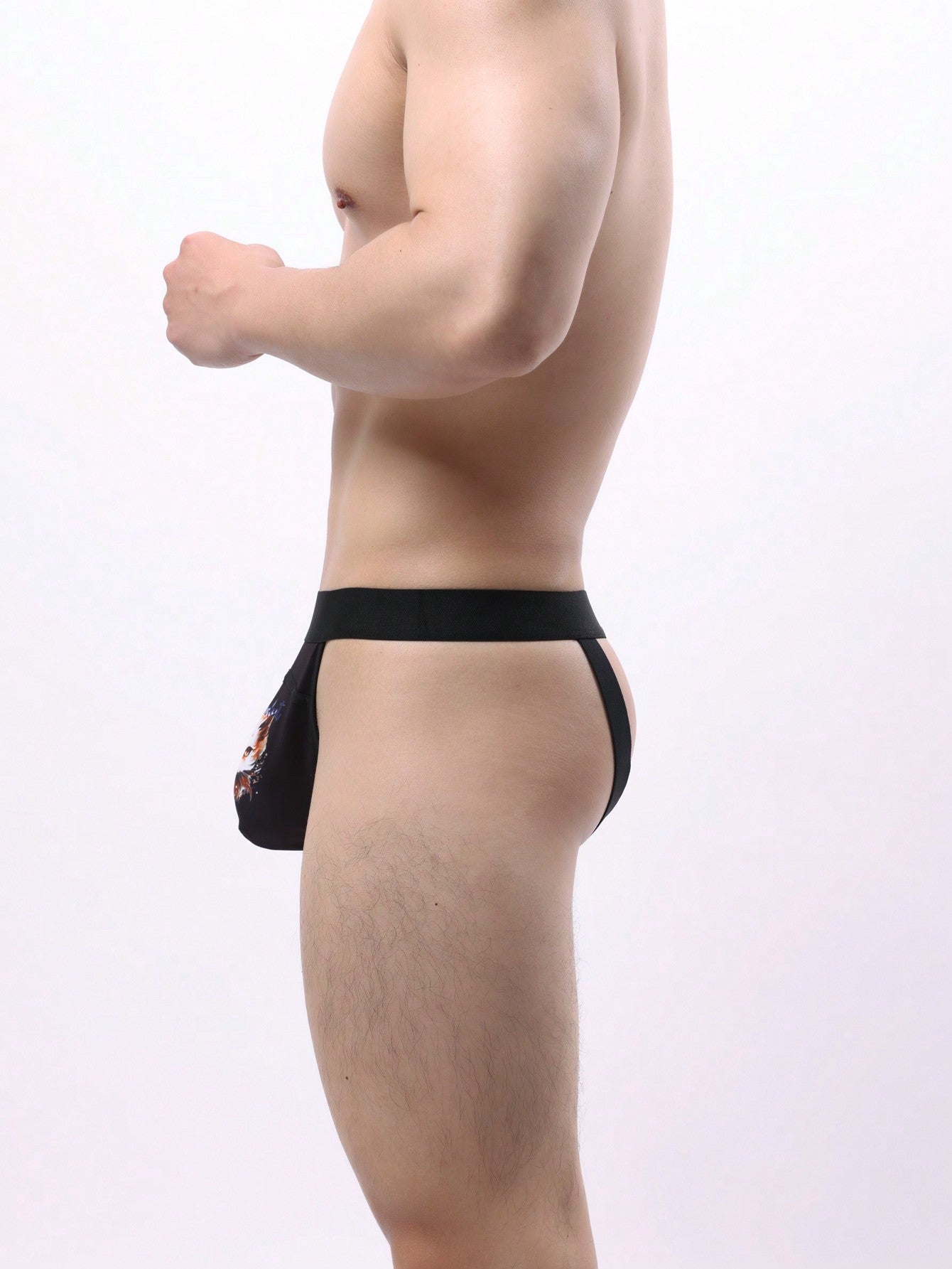Men's Animal Print Thong Underwear
