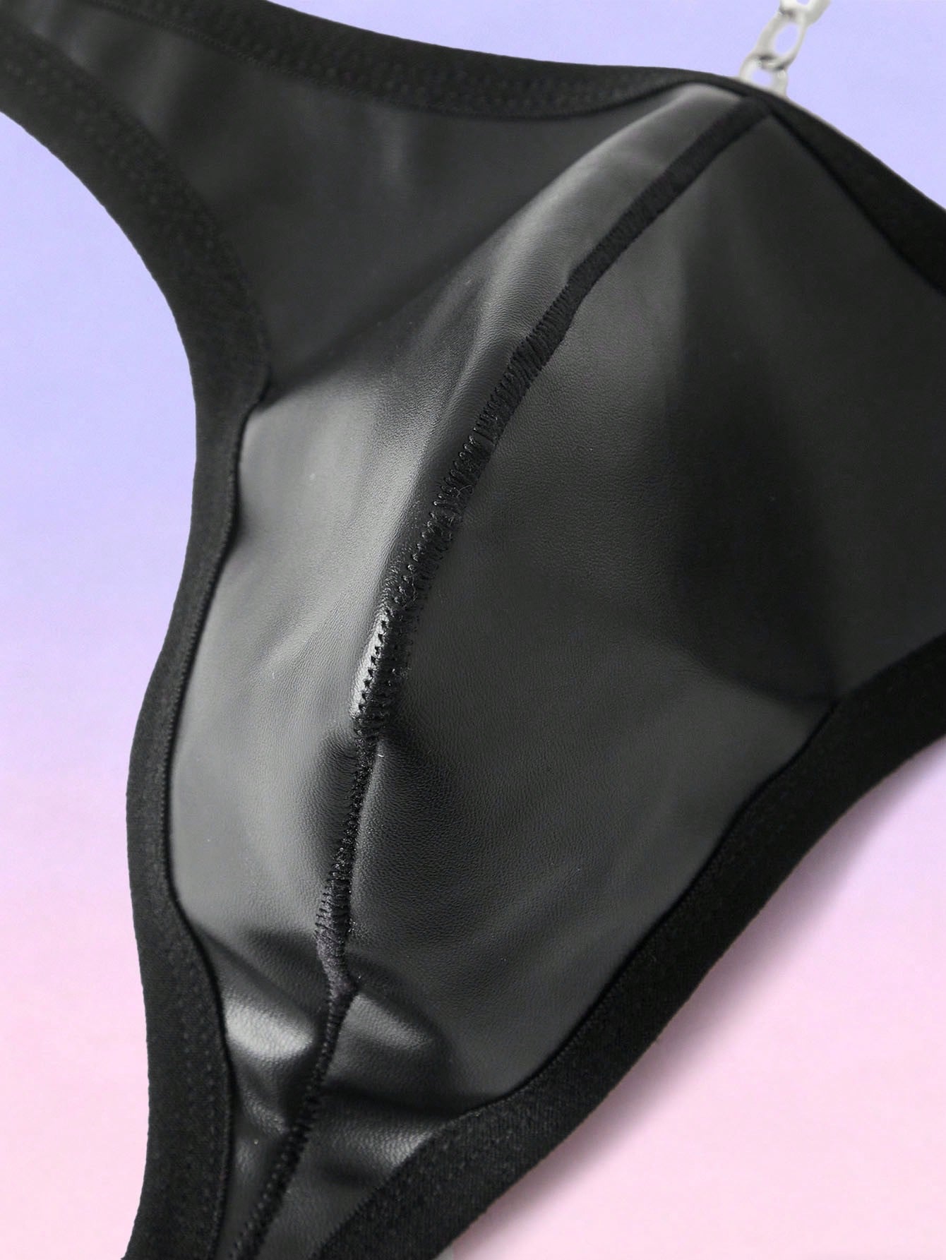 Black Chain Thong For Men