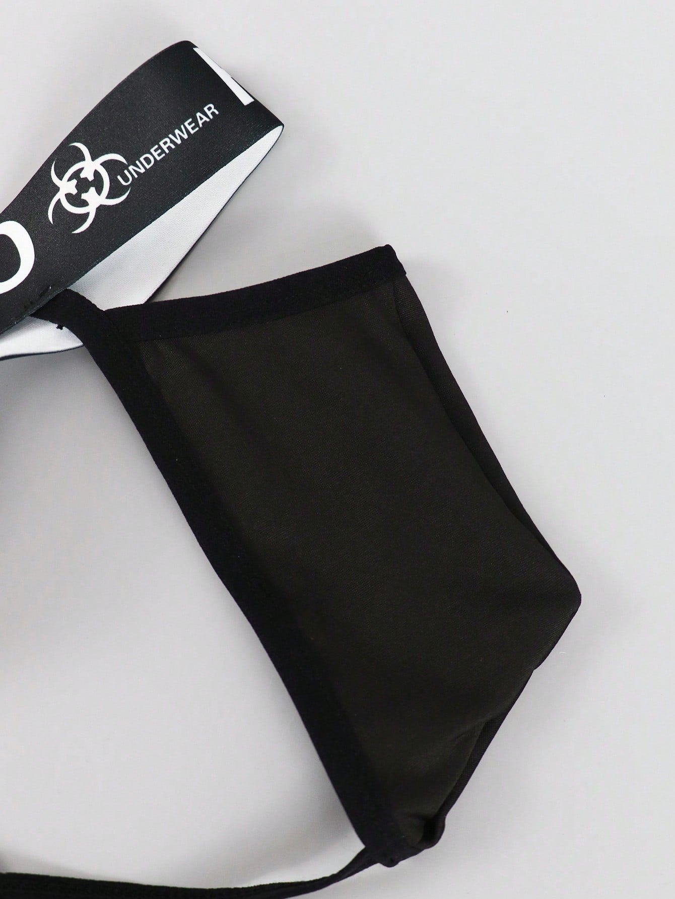 Men’s Strap Detail Short, Lightweight Fabric, Simple Structure