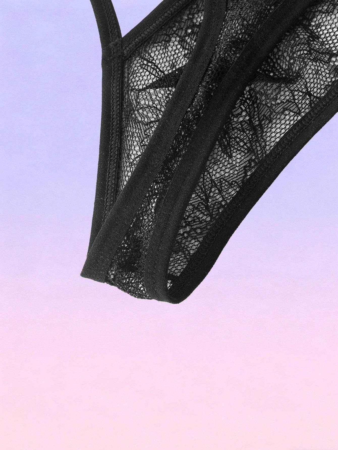 Lace Hollow Out Thong For Men