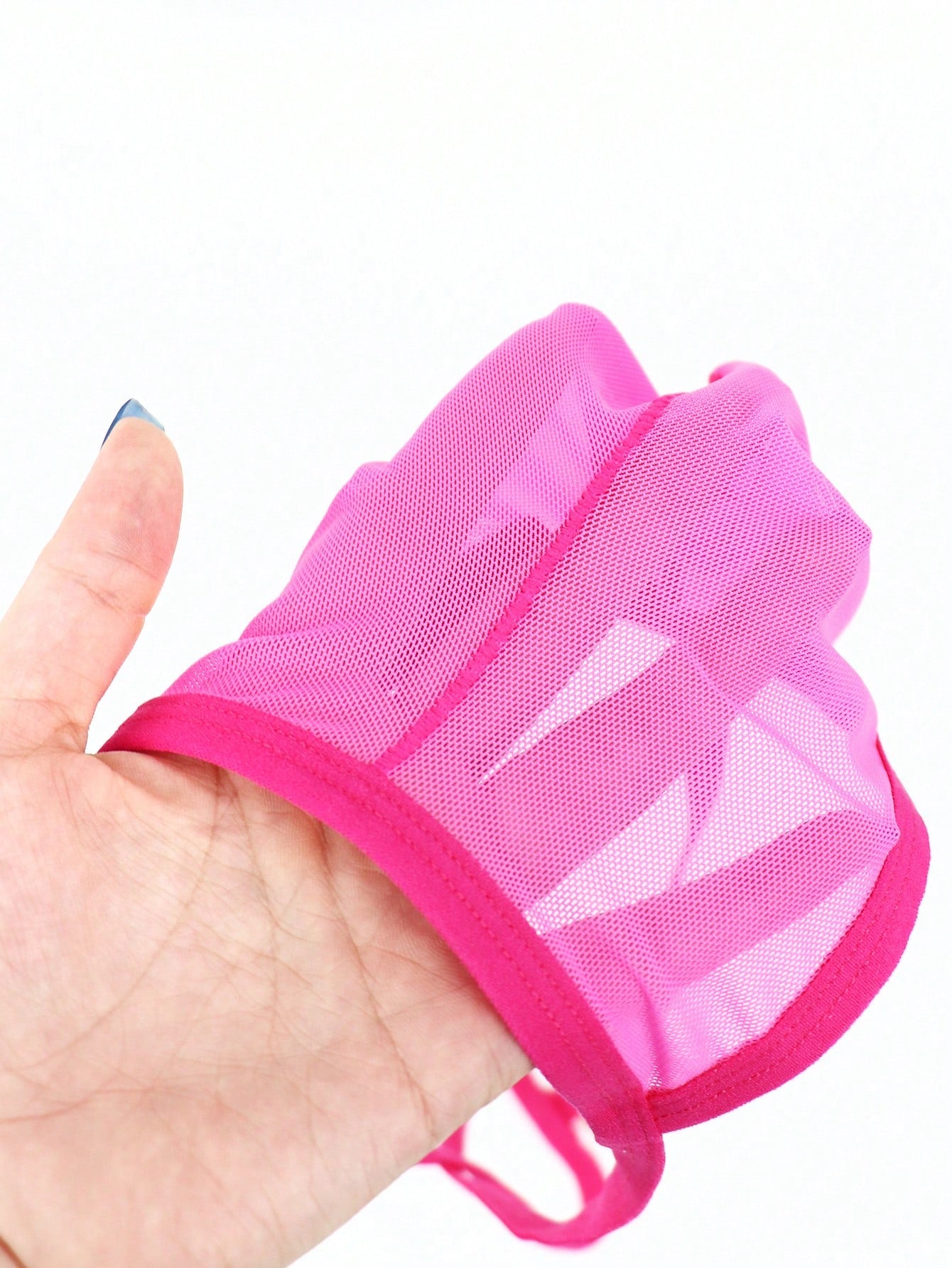 1pc Men’s Red Mesh Short, Breathable Fabric, Basic Structure, Everyday Style