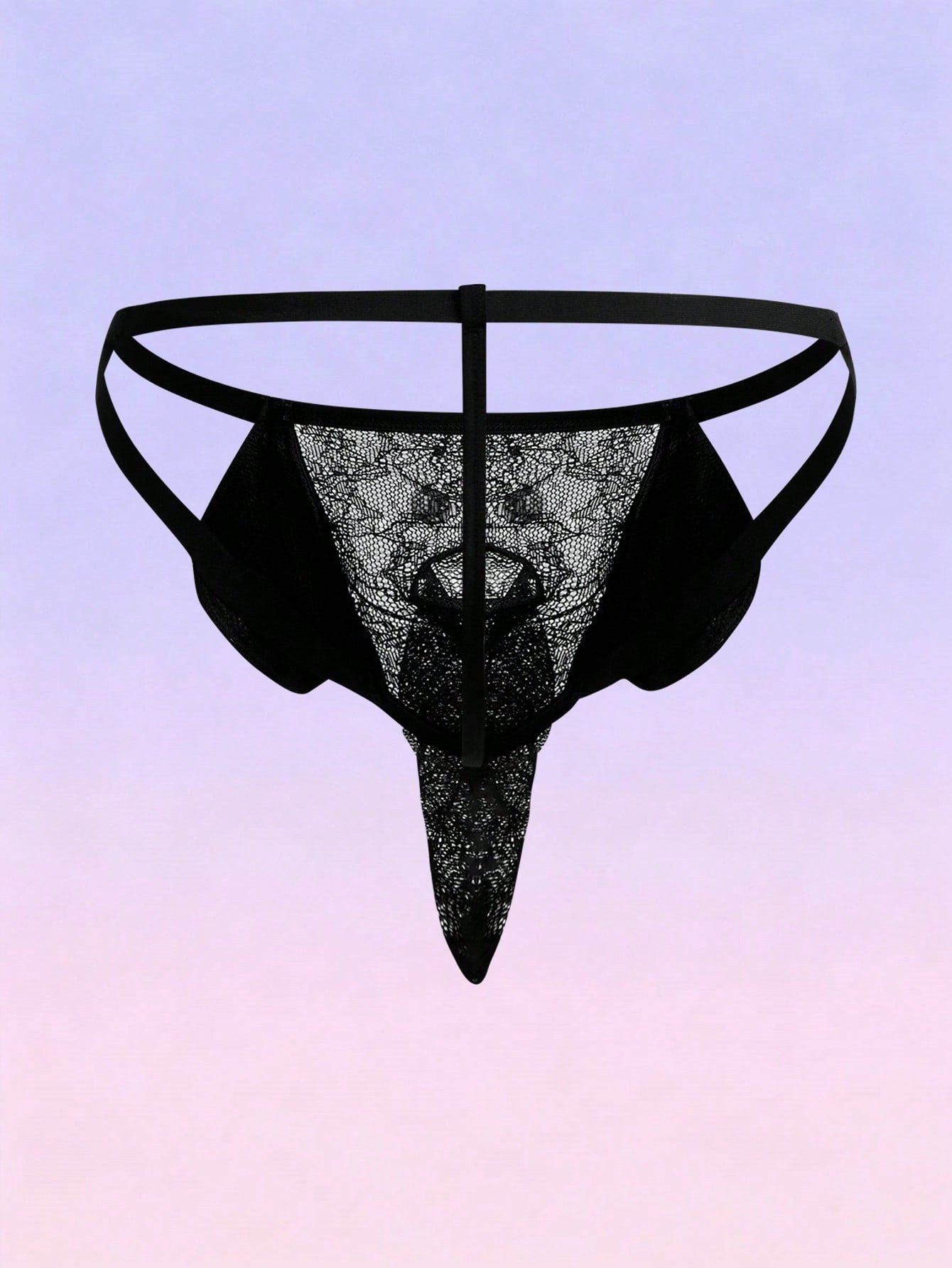 Lace Elephant Design Sexy Thong For Men