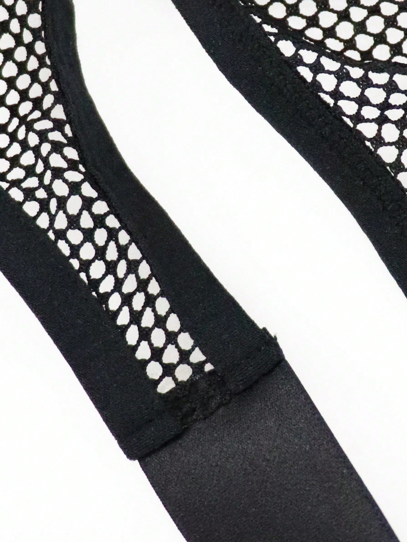 Men's Hollow Design Contrast Stripe Briefs Thong Jockstrap