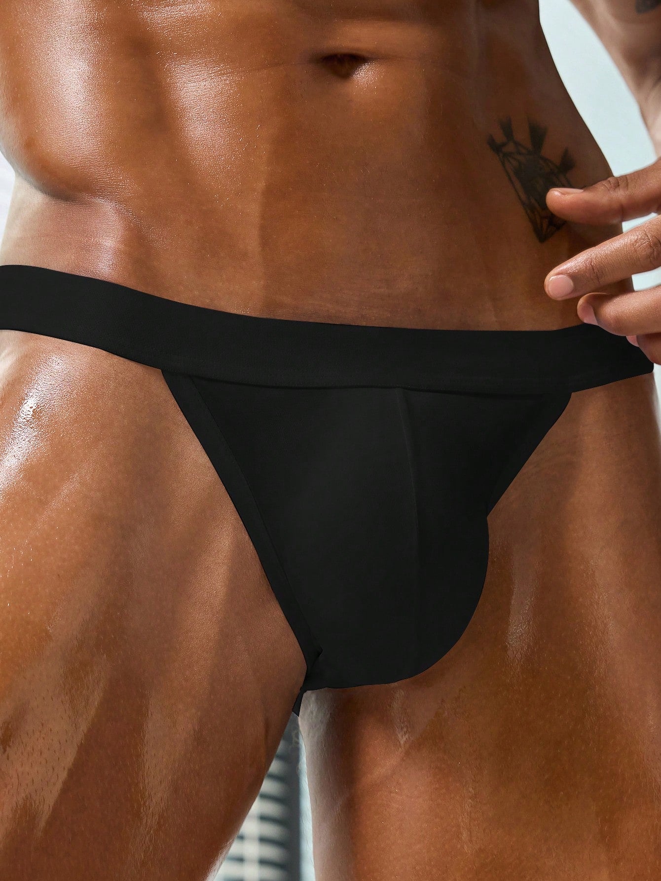 Men’s Solid Color Short Minimal Support Style Clean Look For Everyday Use