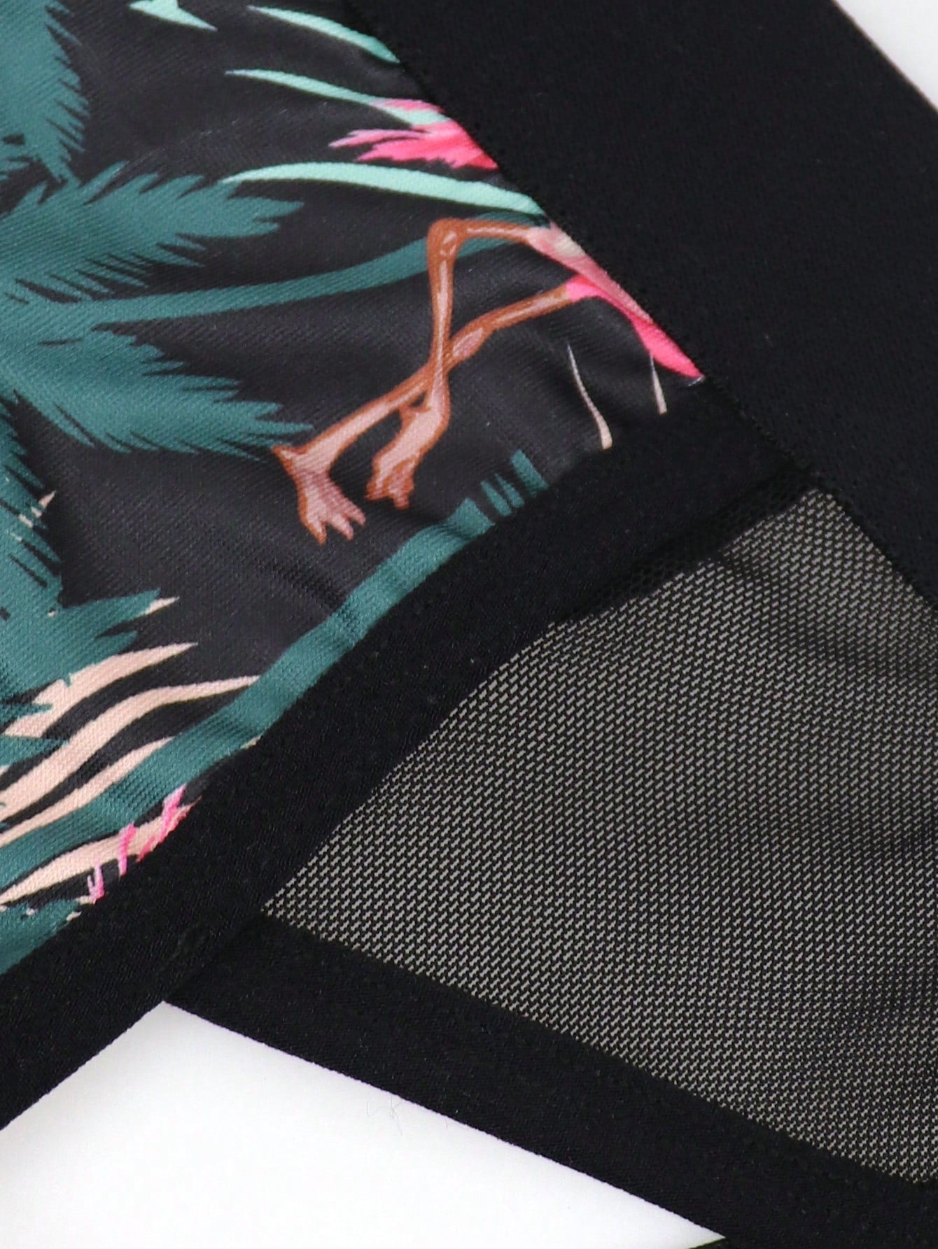 1pc Men’s Mesh One-Piece Garment, Fabric Design, Lightweight Material