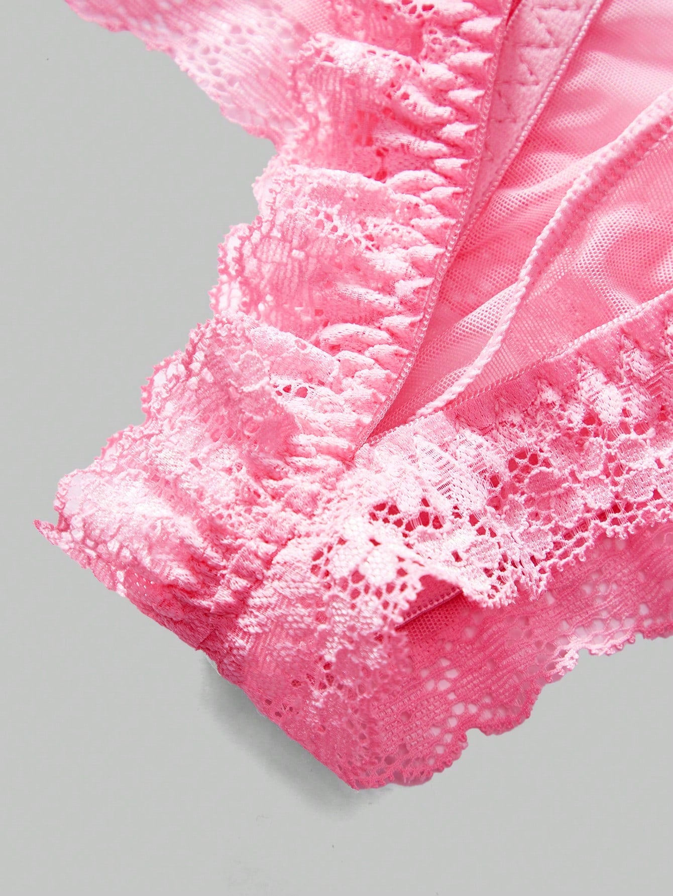 Men’s Mesh Fabric Short With Bow Detail, Heart Pattern Design, For Daily Wear