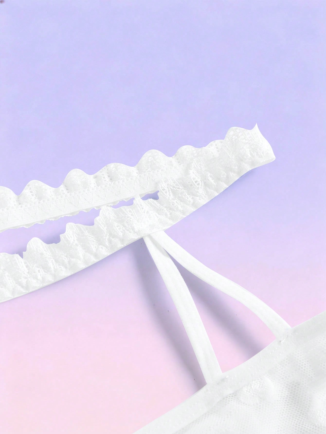 Heart Mesh Patchwork Hollow Out Sexy Briefs For Men