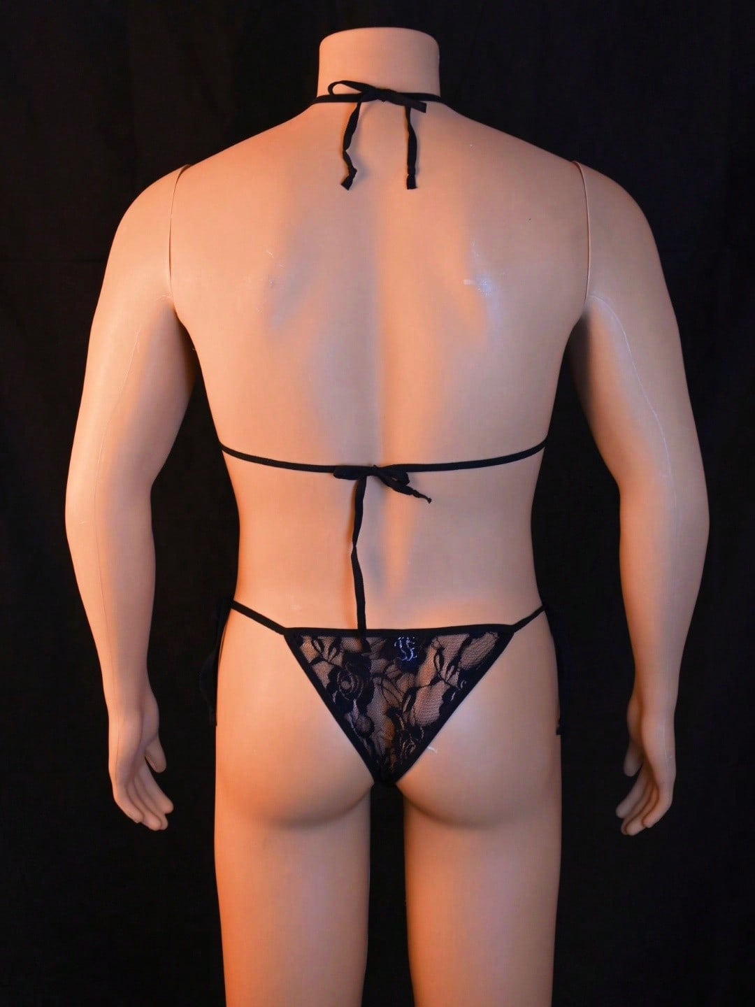 Lace Underwear And Briefs Set For Men 2pcs