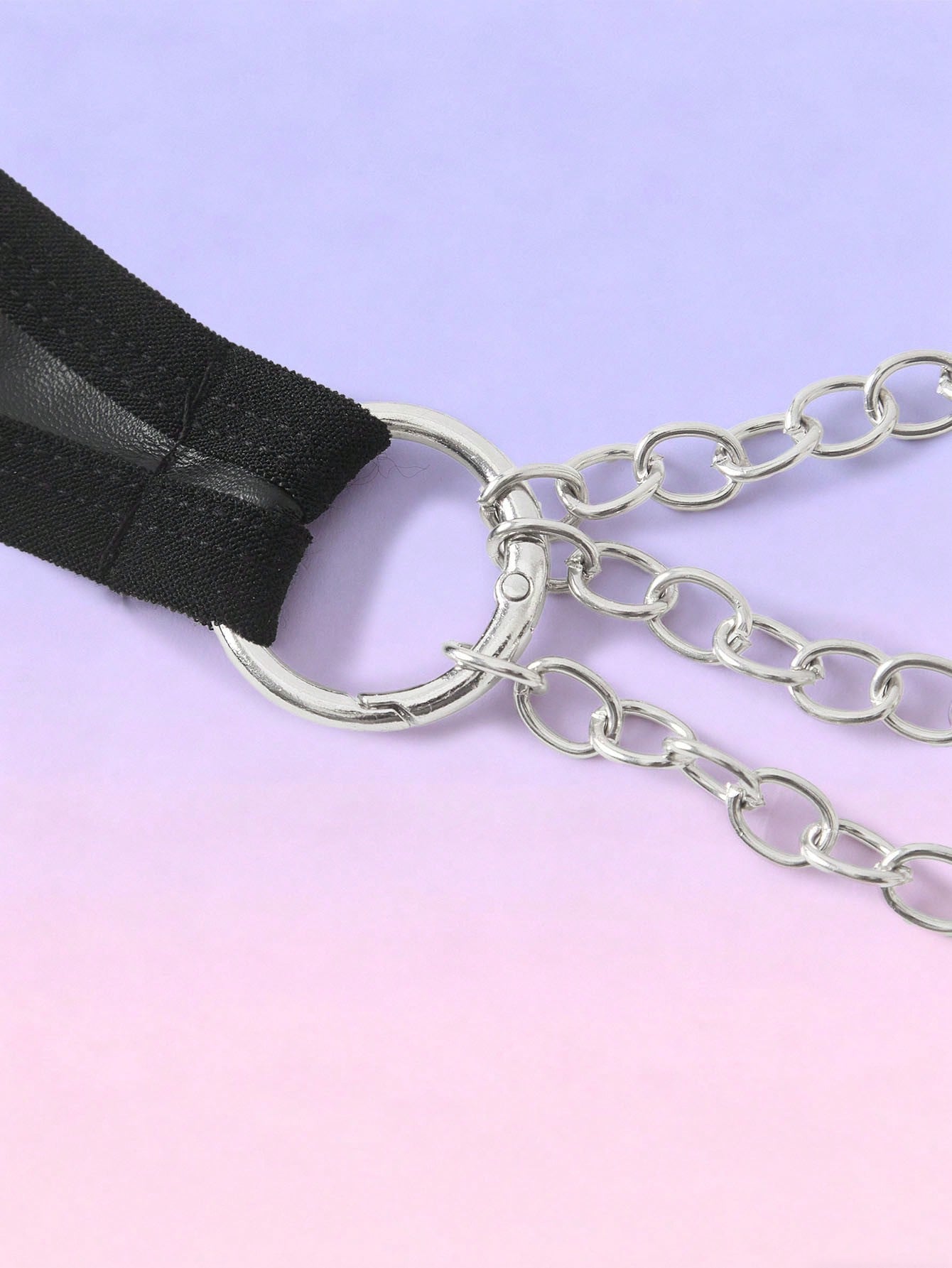 Black Chain Thong For Men