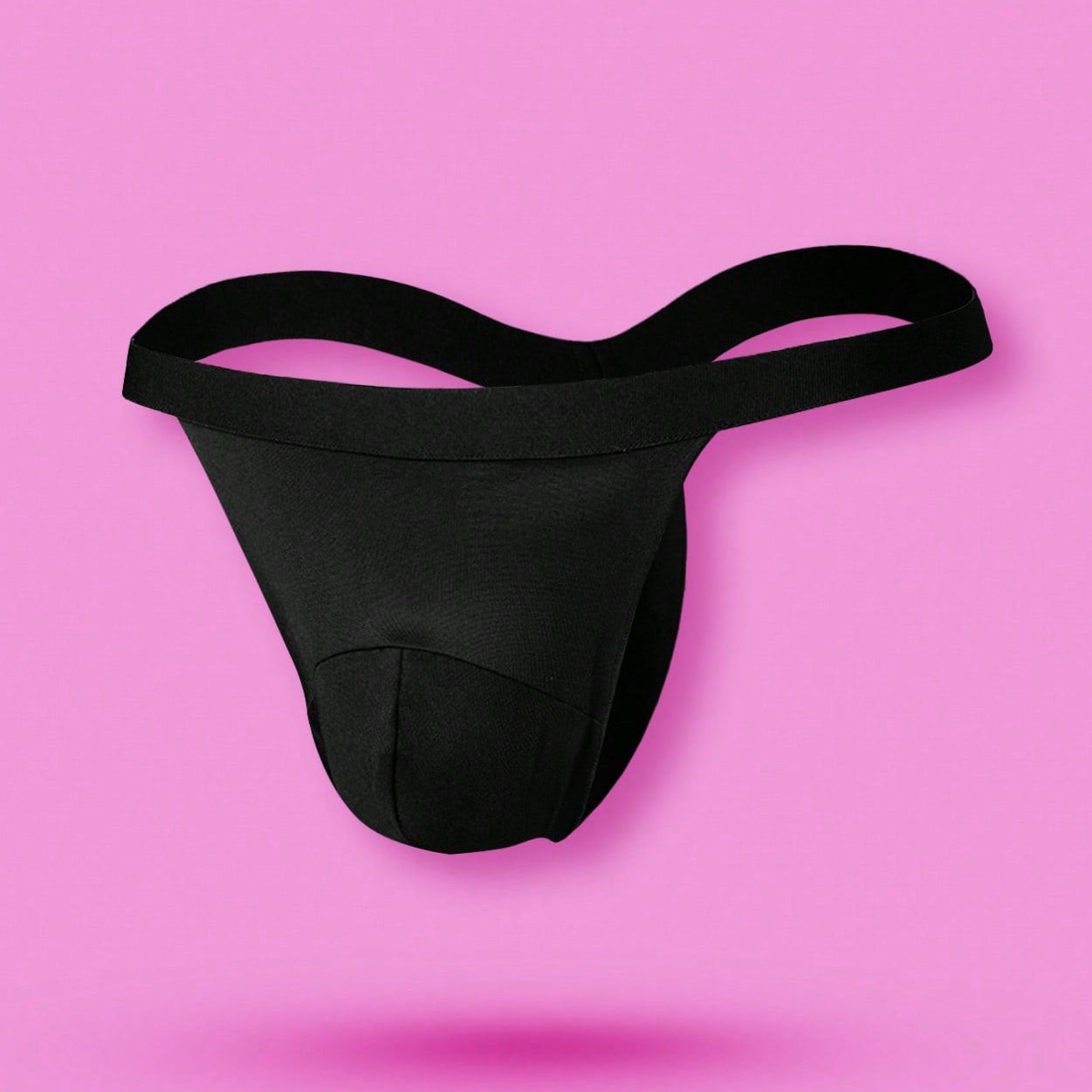 Men's Solid Color Low Rise Thong Underwear