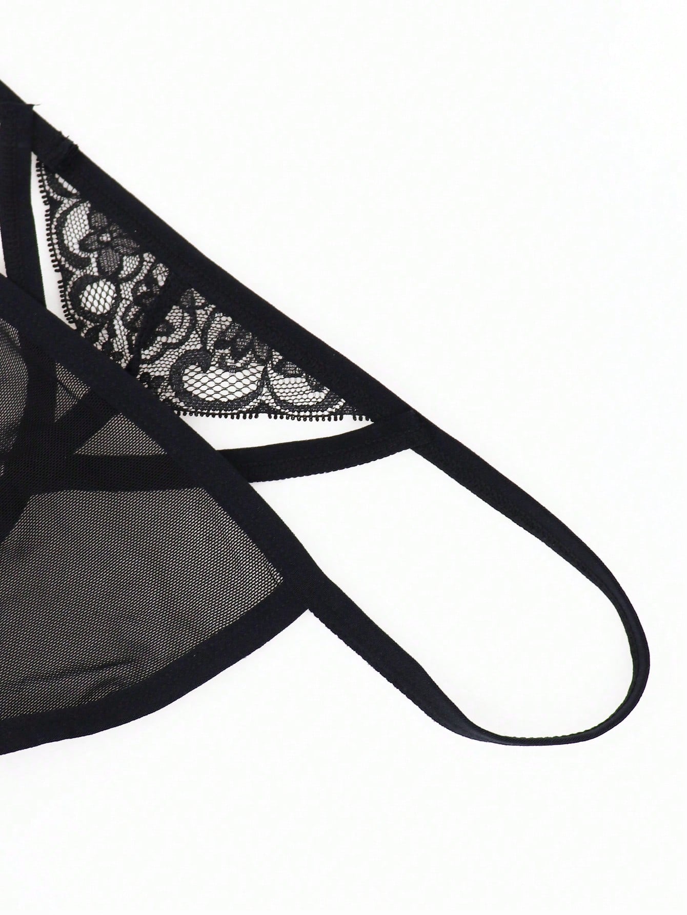 Men’s Black Mesh Short, Non-Detachable Design, Mid-Waist Style, Lightweight Fabric for Daily Wear