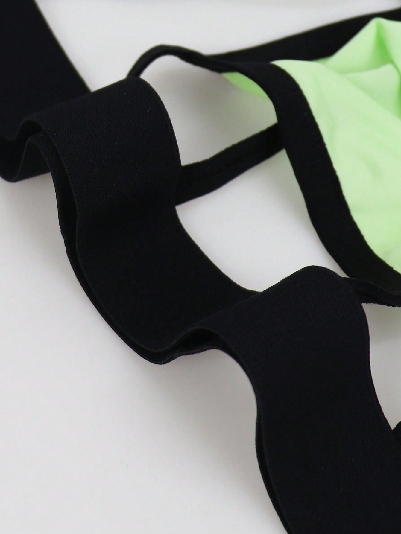 1pc Men's Light Green Breathable Briefs